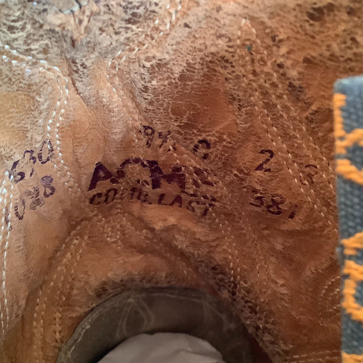 Acme Black Cowboy Boots