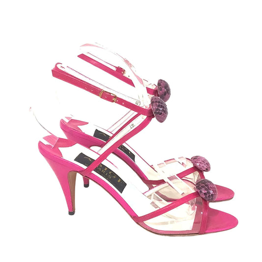Adige Pink Strappy Heels