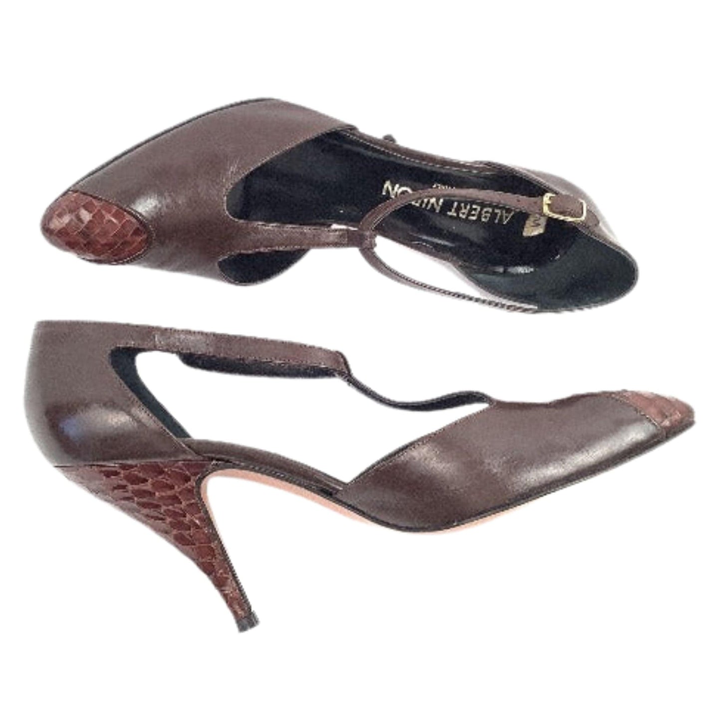 Albert Nipon Brown Heels