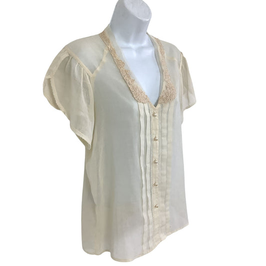 Vintage Aldens Transparent Blouse - 1950s See-Through Fashion