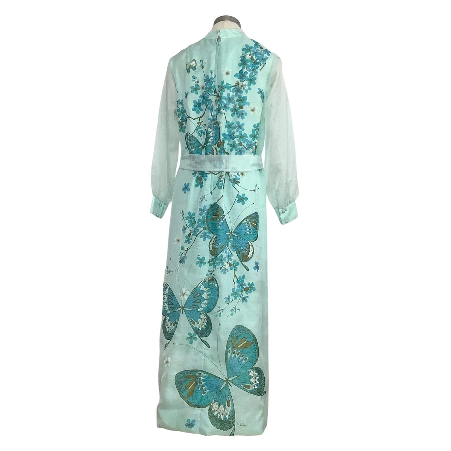 Alfred Shaheen Blue Dress