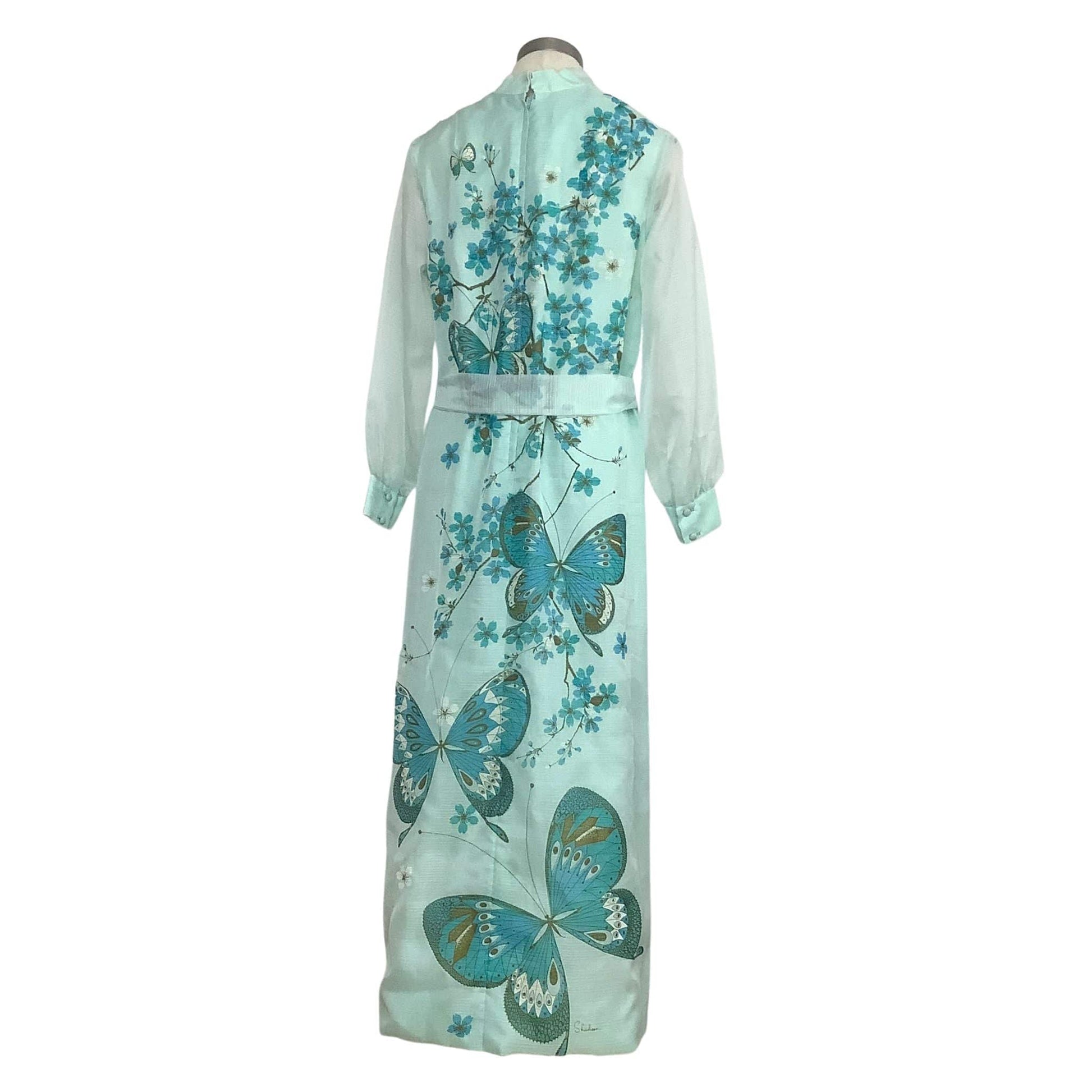 Alfred Shaheen Blue Dress