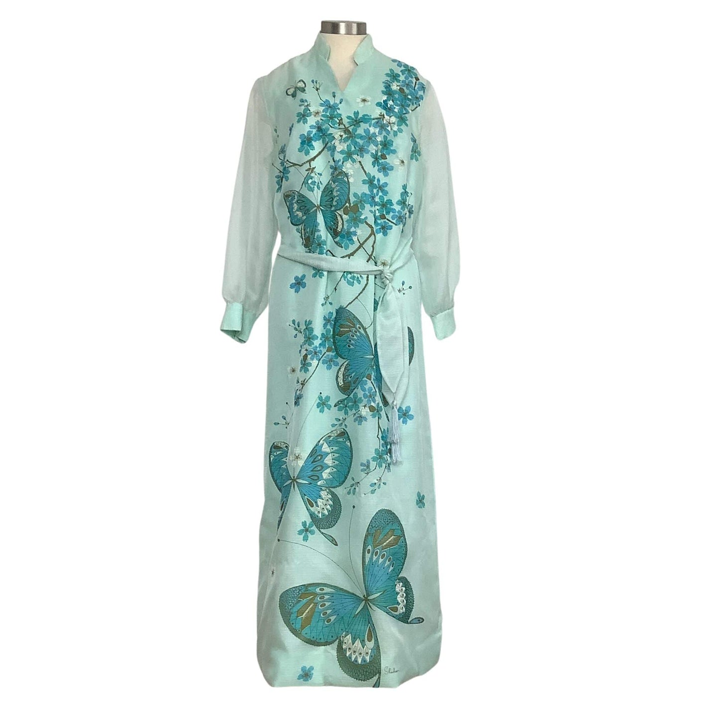 Alfred Shaheen Blue Dress