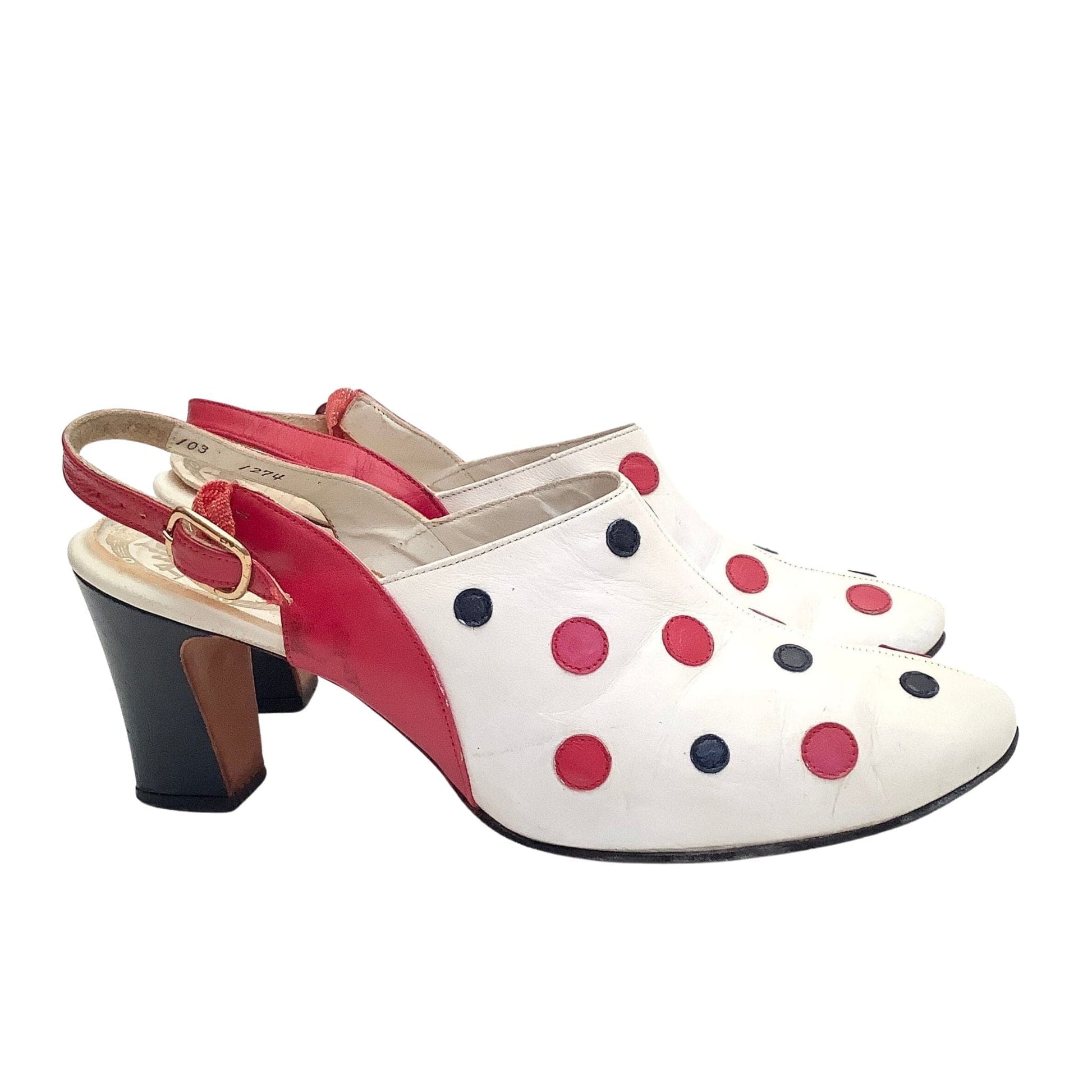 Amano Polka Dot Heels