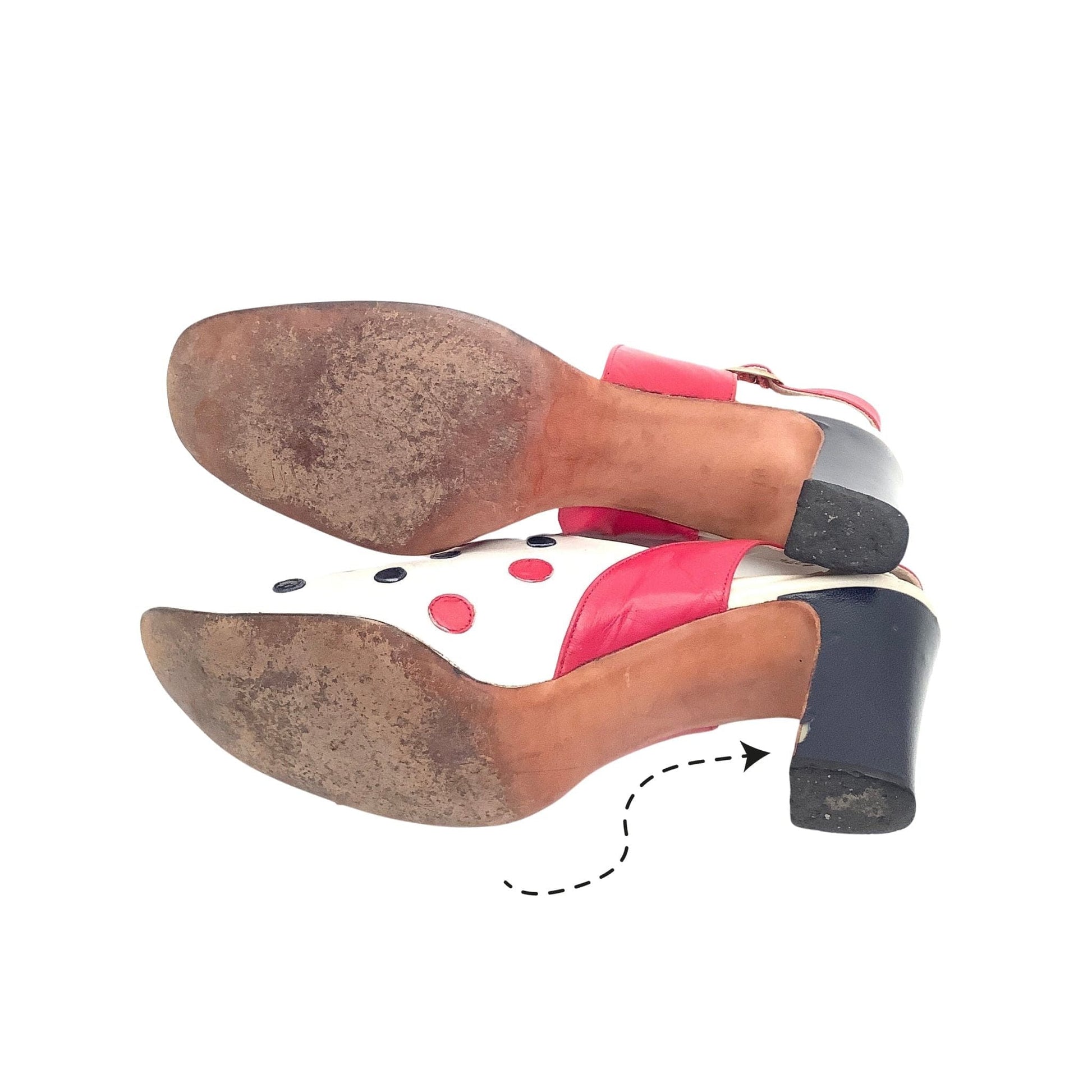 Amano Polka Dot Heels