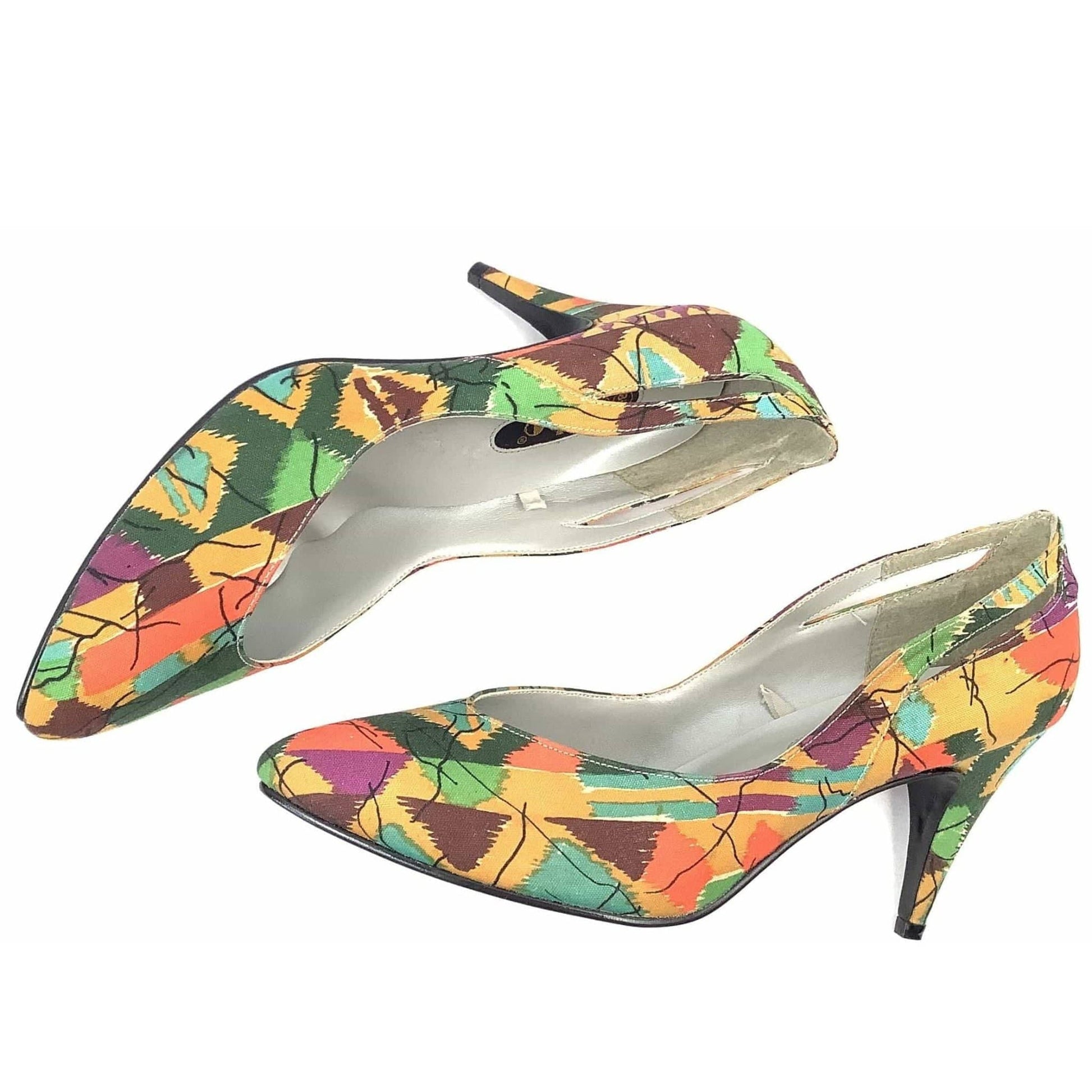 Ankara Fabric Pump Shoes