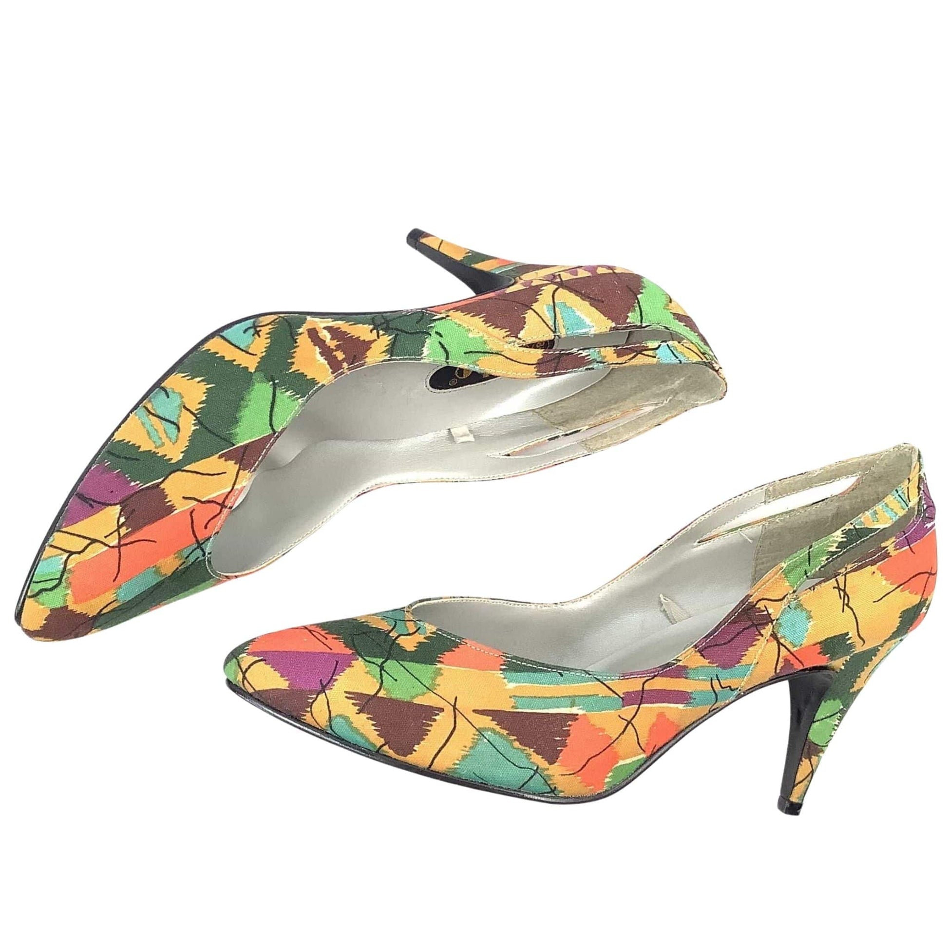 Ankara Fabric Pump Shoes