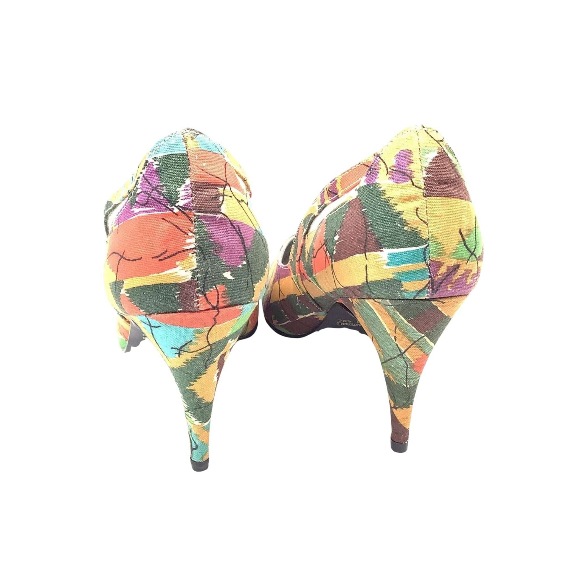 Ankara Fabric Pump Shoes