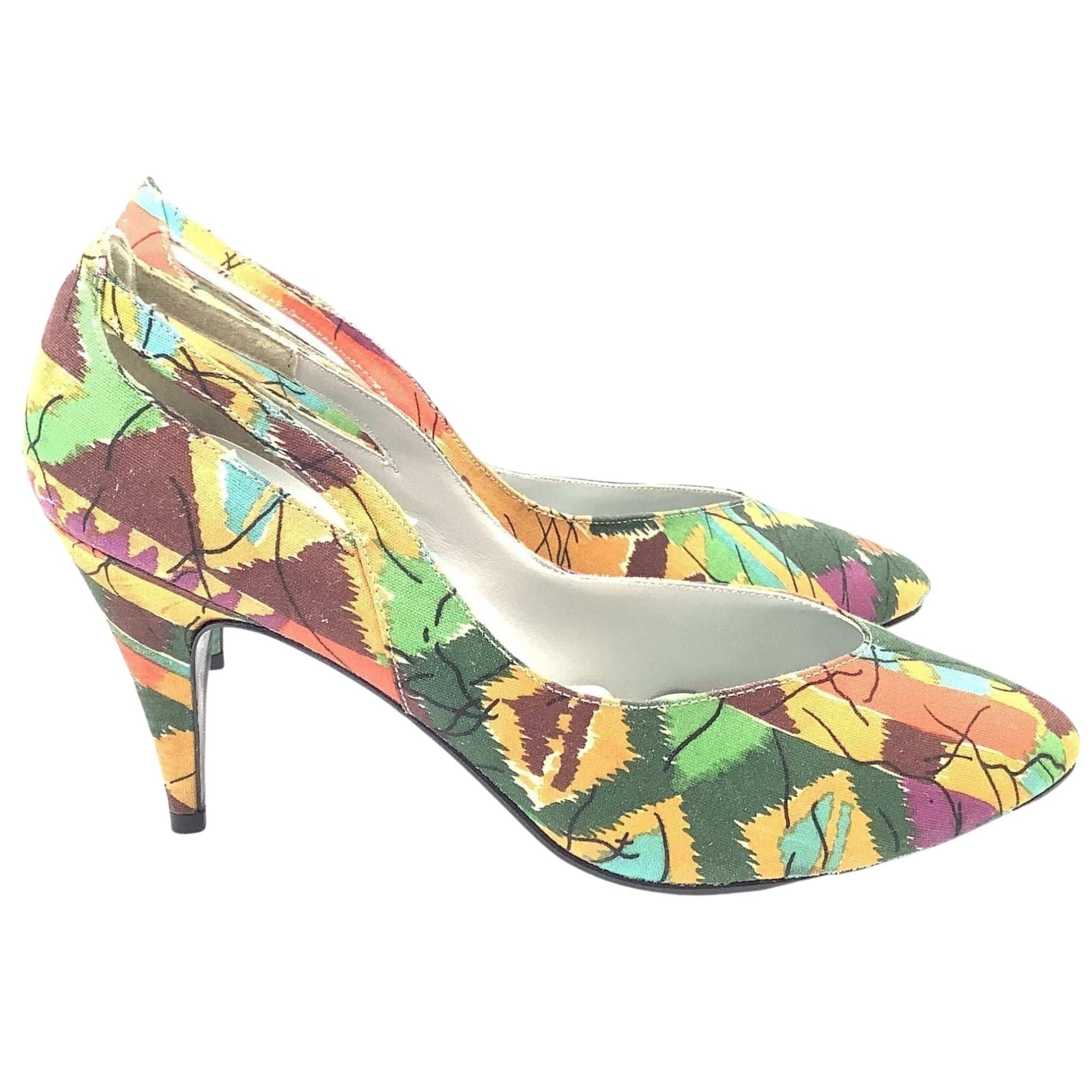 Ankara Fabric Pump Shoes