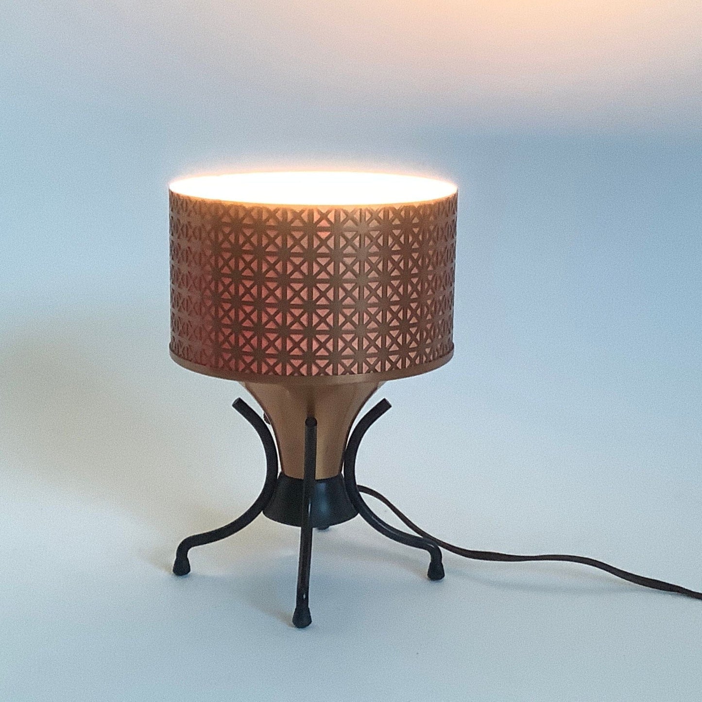 Antique Copper Table Lamp Copper / Copper / Vintage 1920s