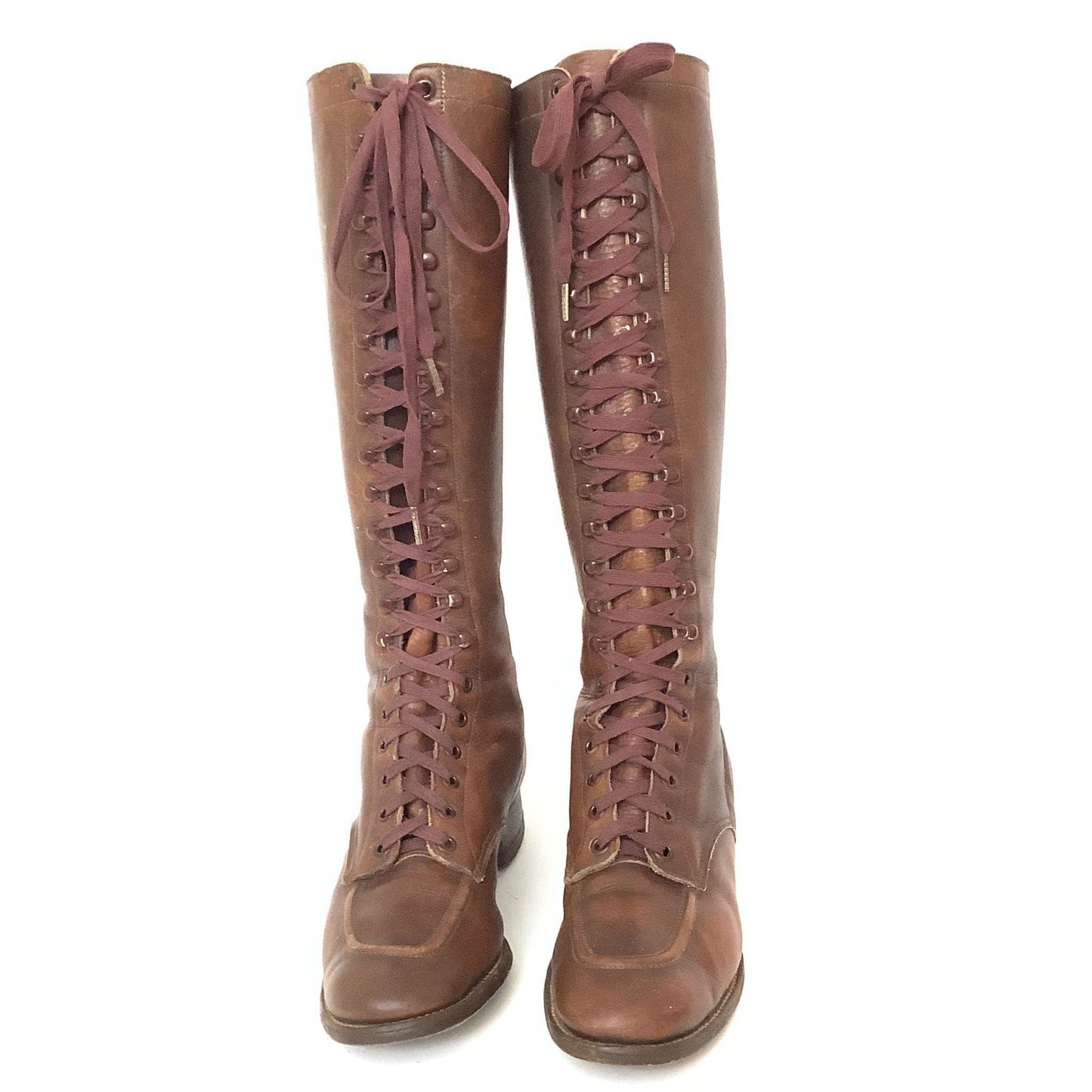 Antique Lace-up Boots