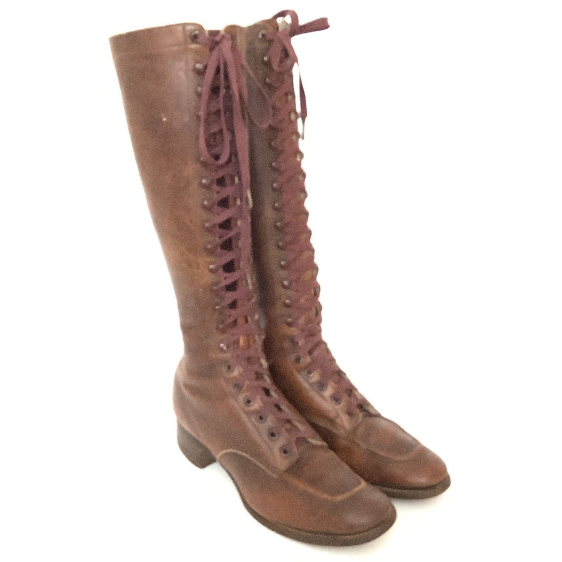 Antique Lace-up Boots