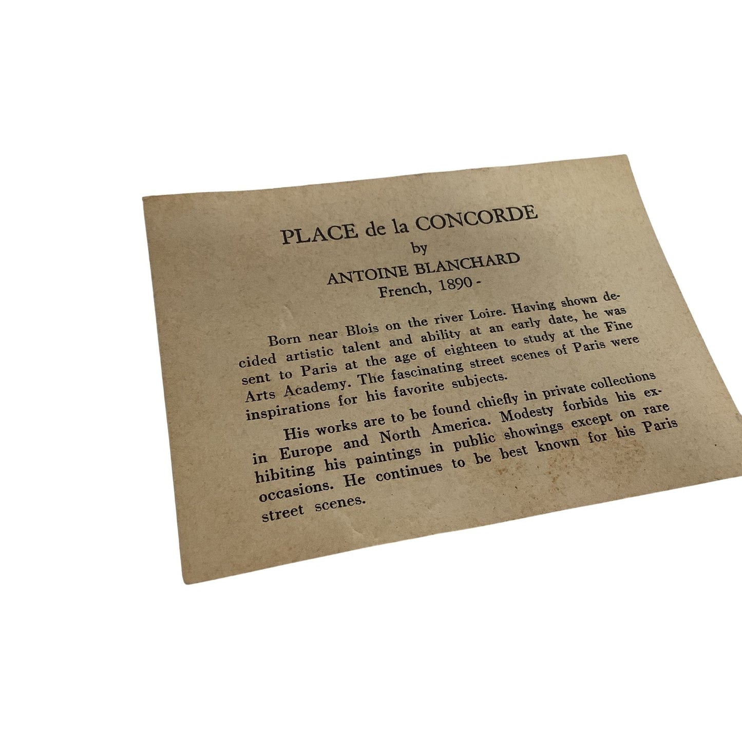 Antoine Blanchard Purse