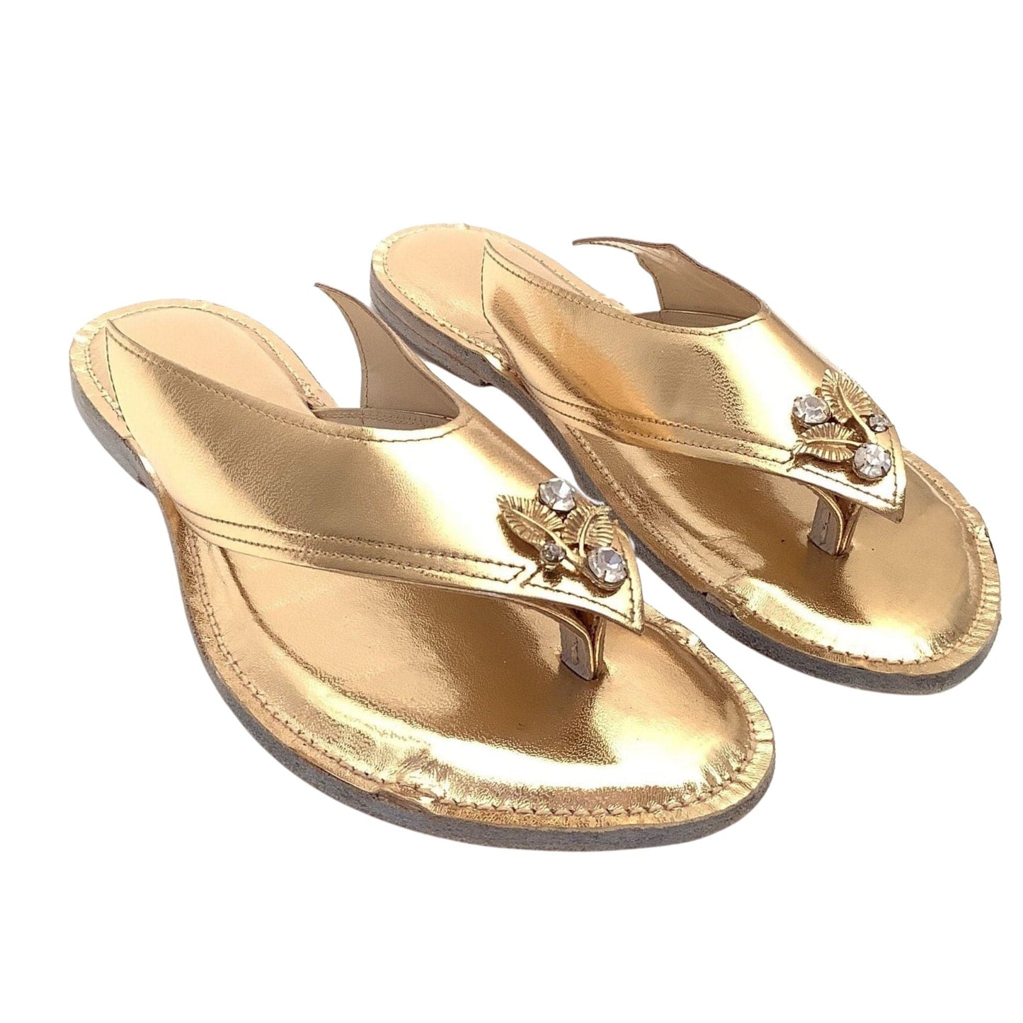 Art Deco Gold Sandals