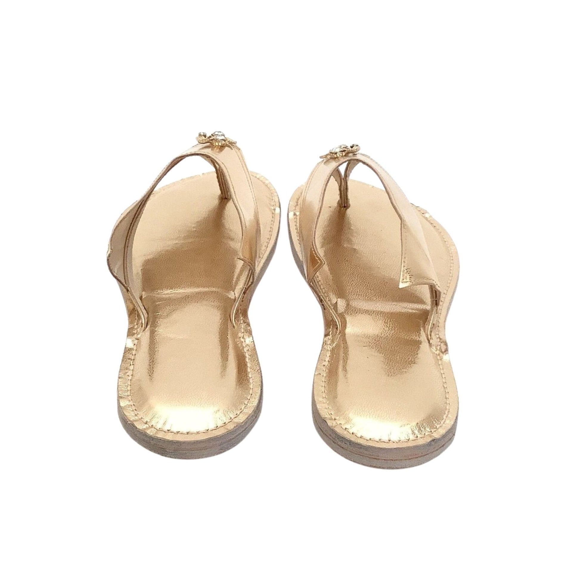 Art Deco Gold Sandals