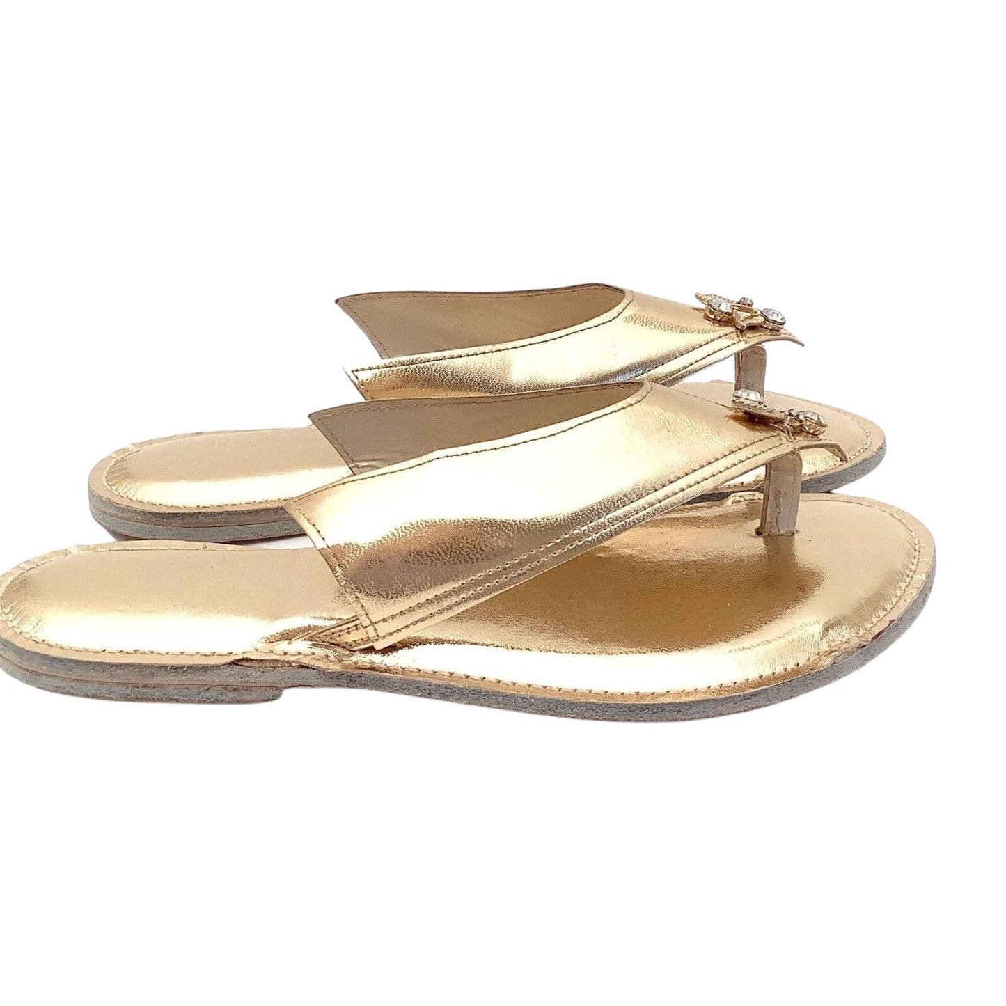 Art Deco Gold Sandals