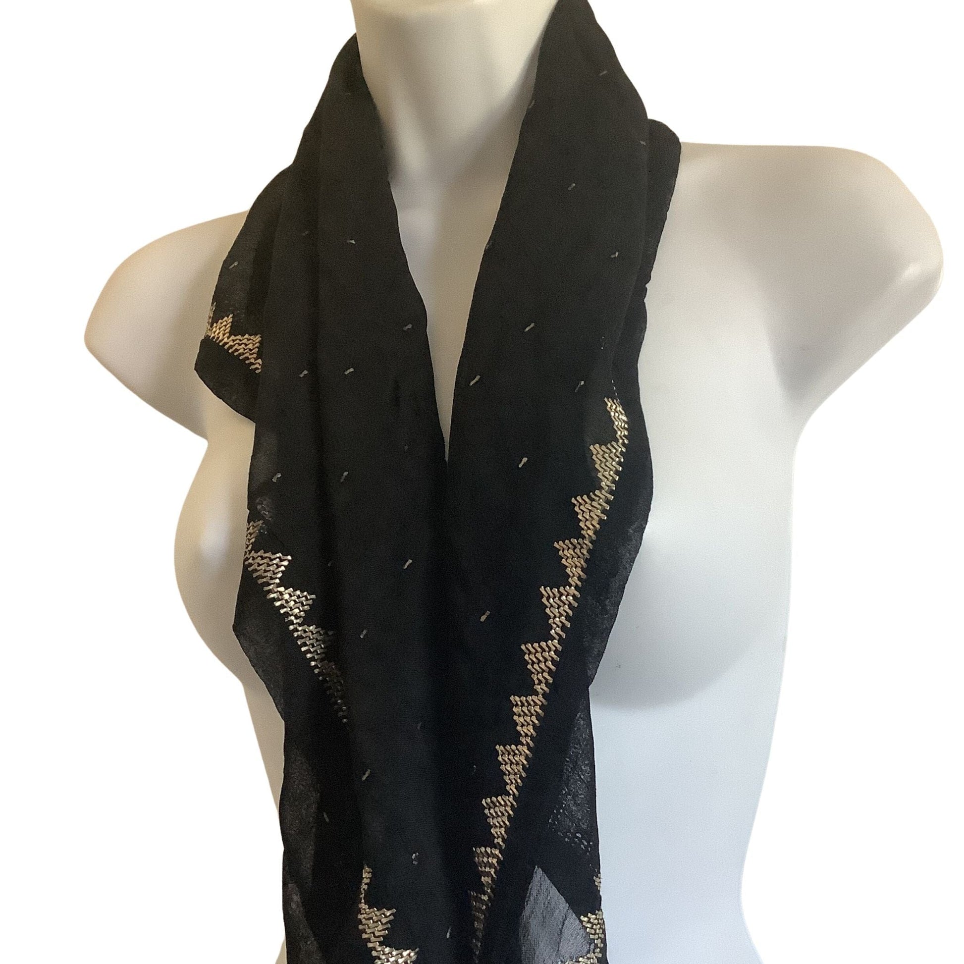 Art Deco Silk Scarf