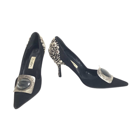 Ballin Studded Black Heels
