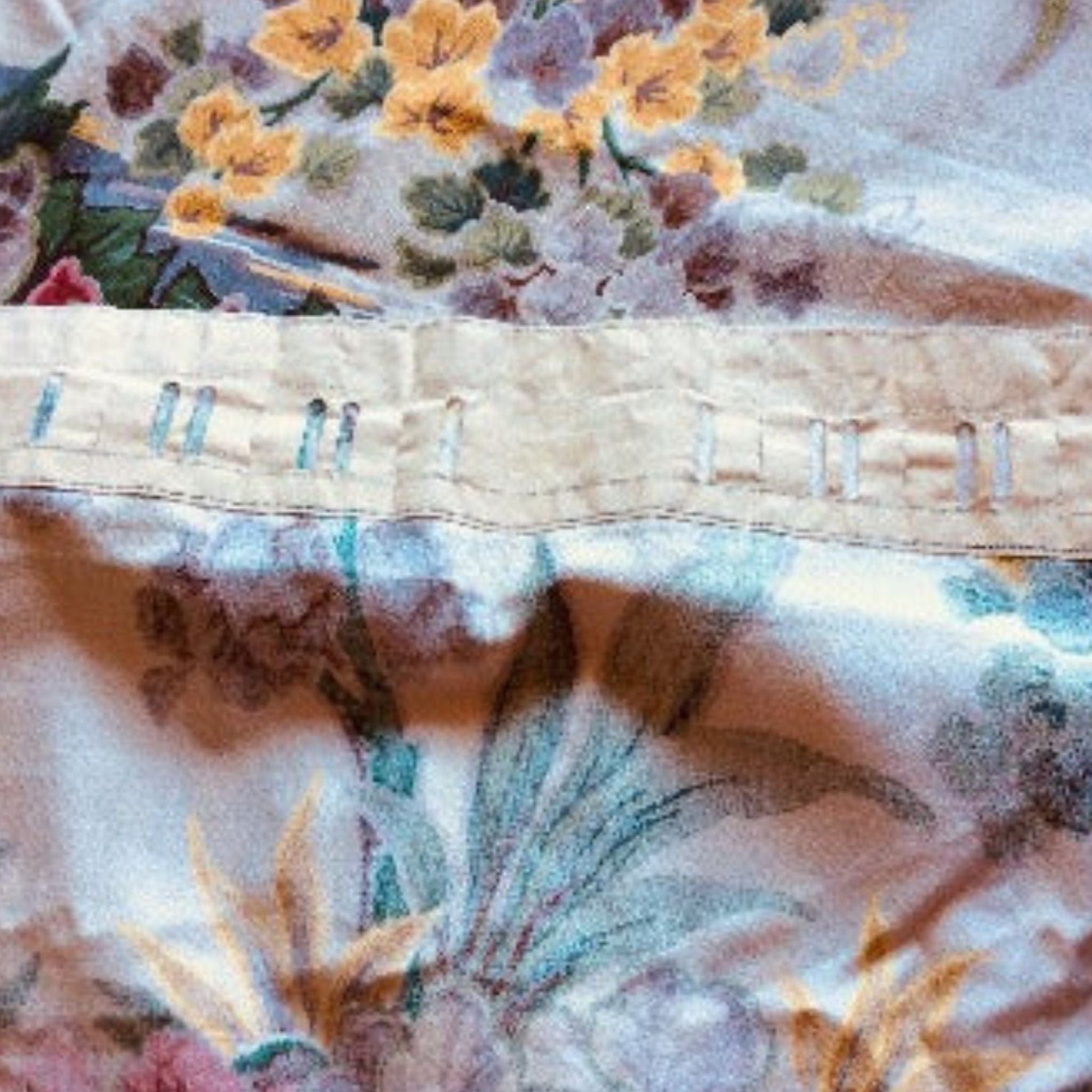 Barkcloth Curtain Set