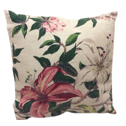 Barkcloth Throw Pillow