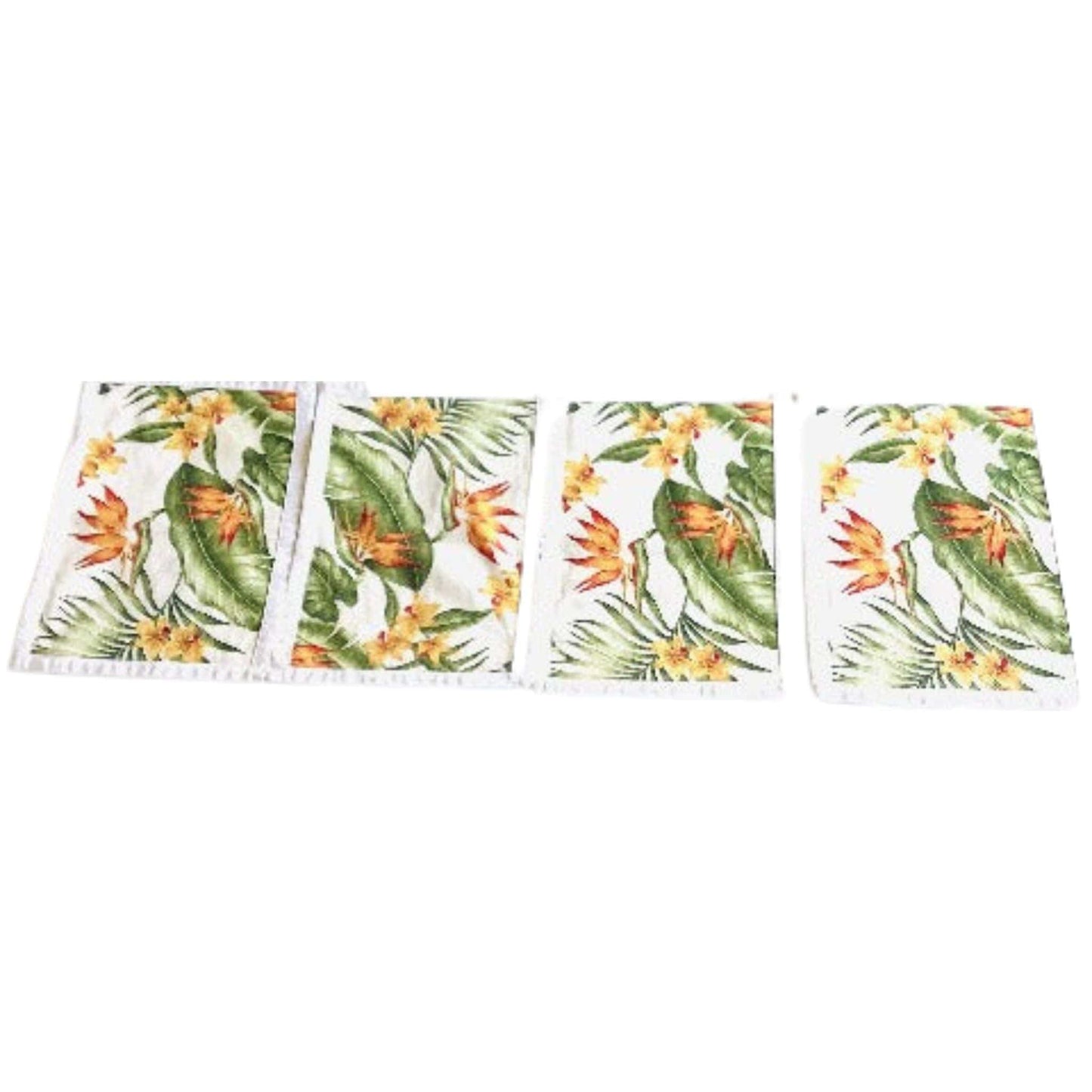 Barkcloth Tropical Placemats