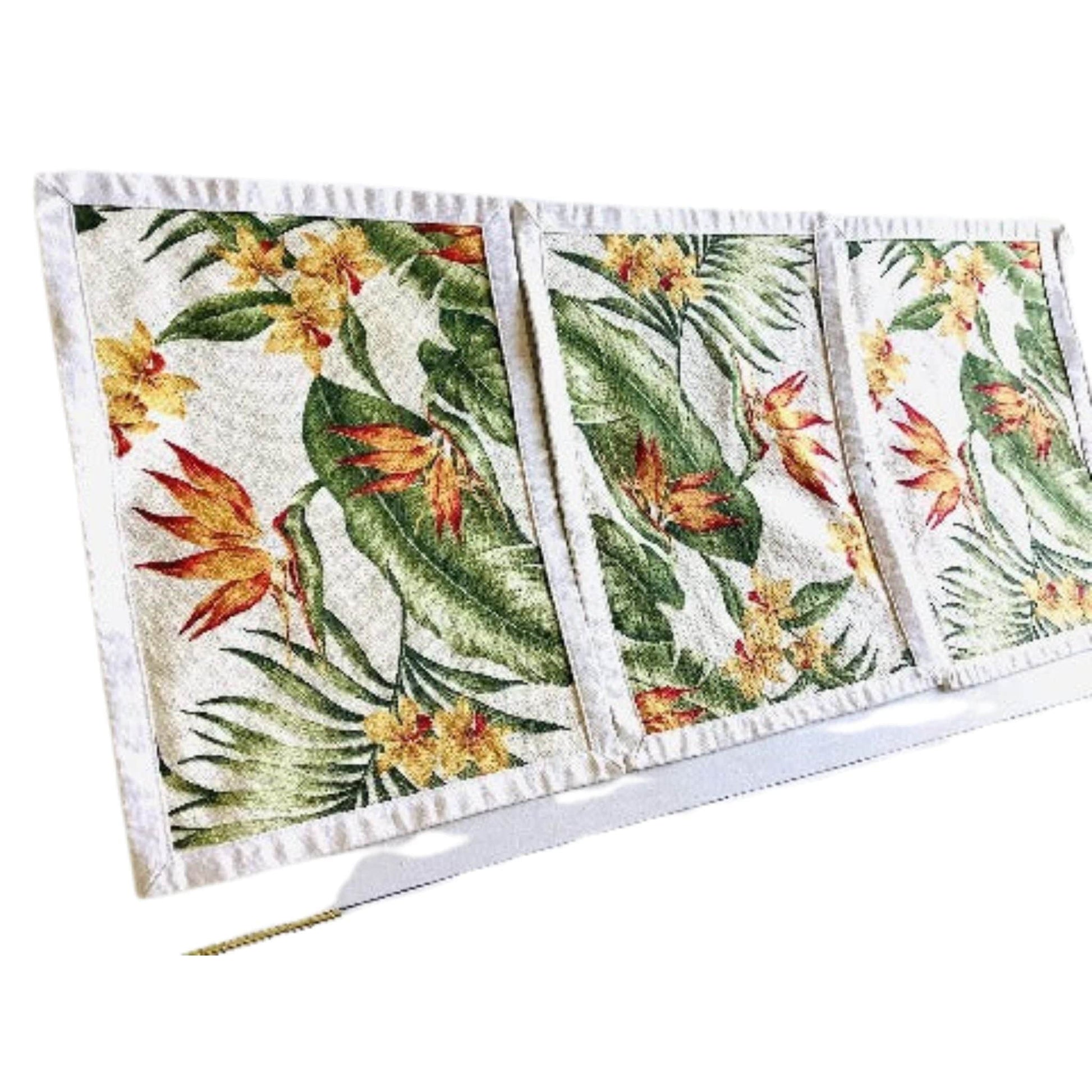 Barkcloth Tropical Placemats