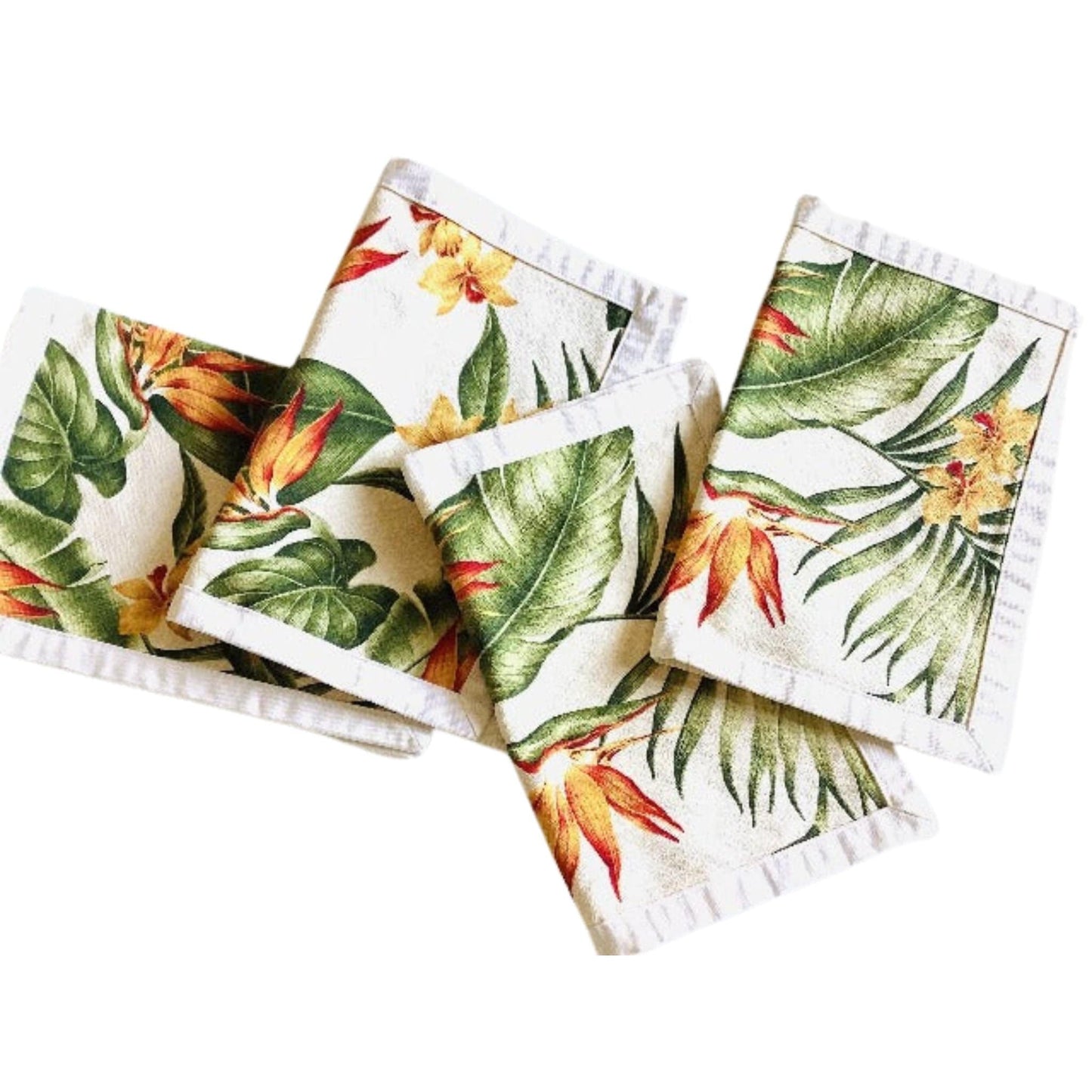 Barkcloth Tropical Placemats