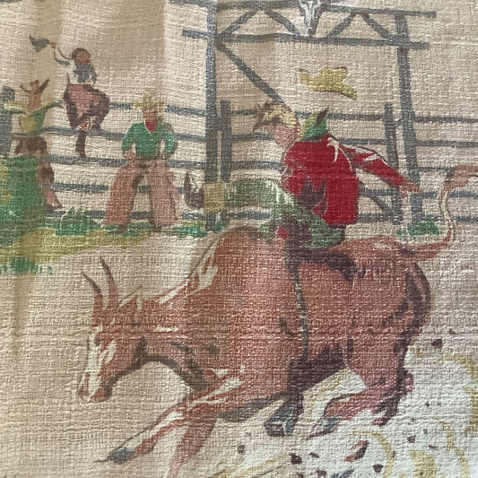 Barkcloth Vintage Fabric