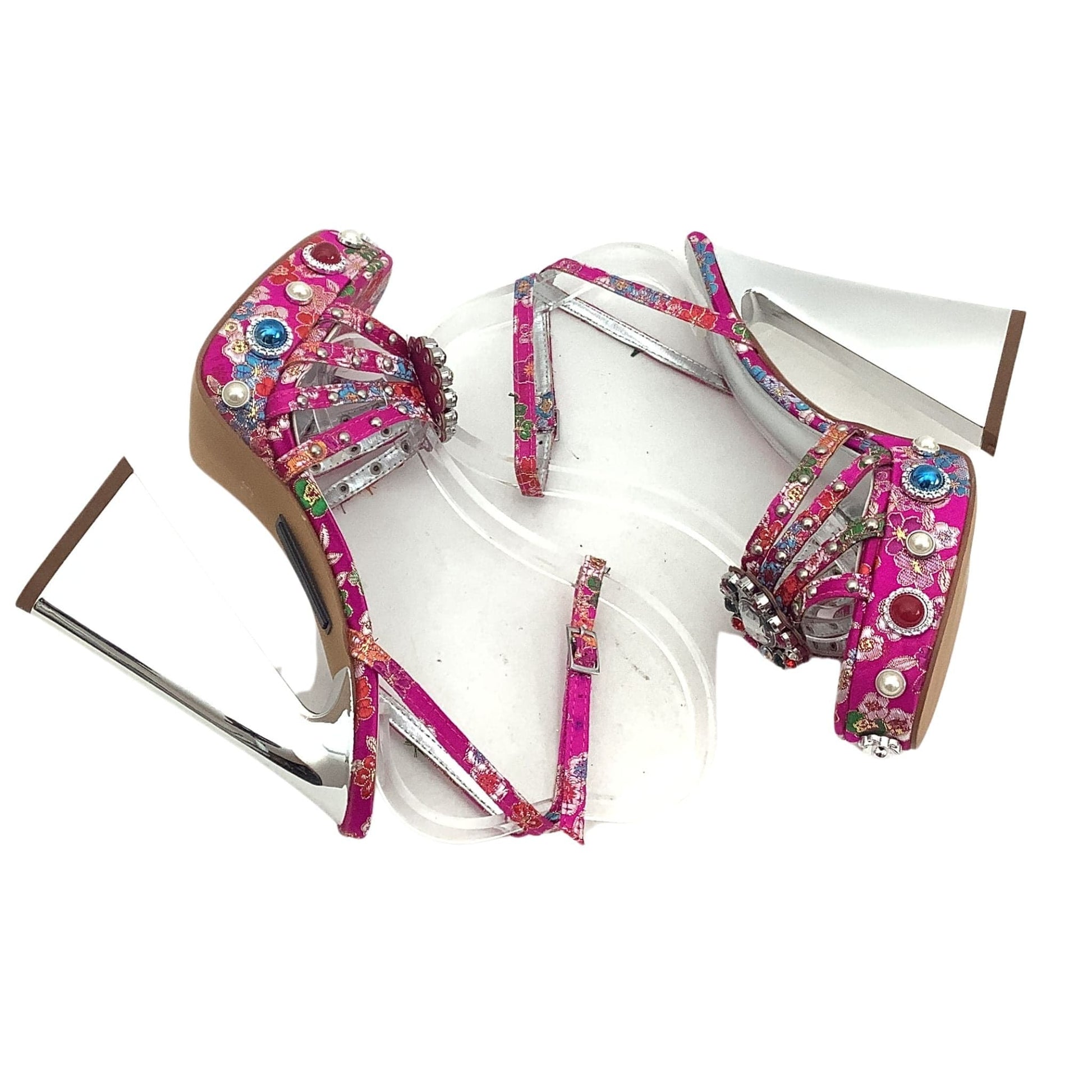 Baroque Platform Heels