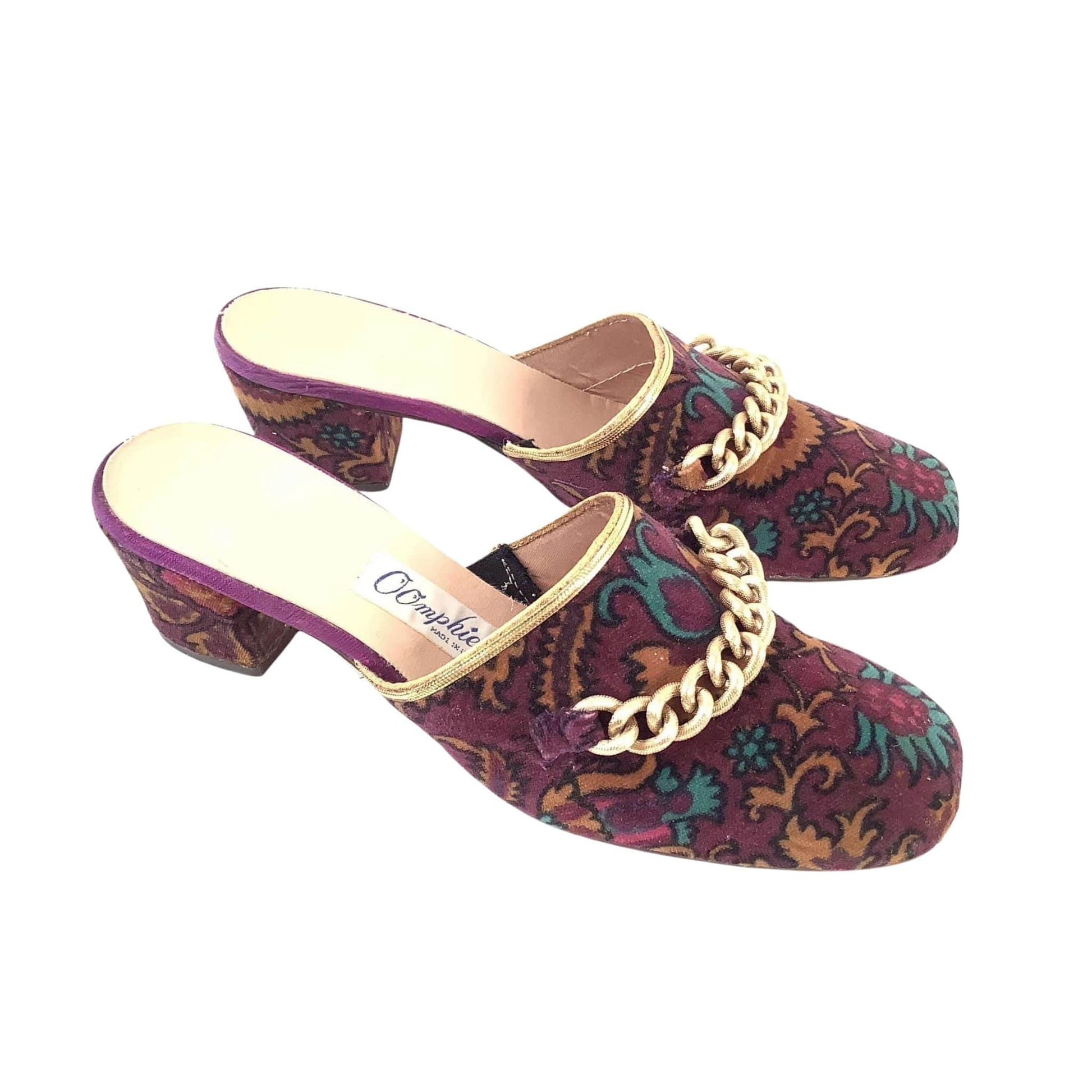 Baroque Velvet Slippers