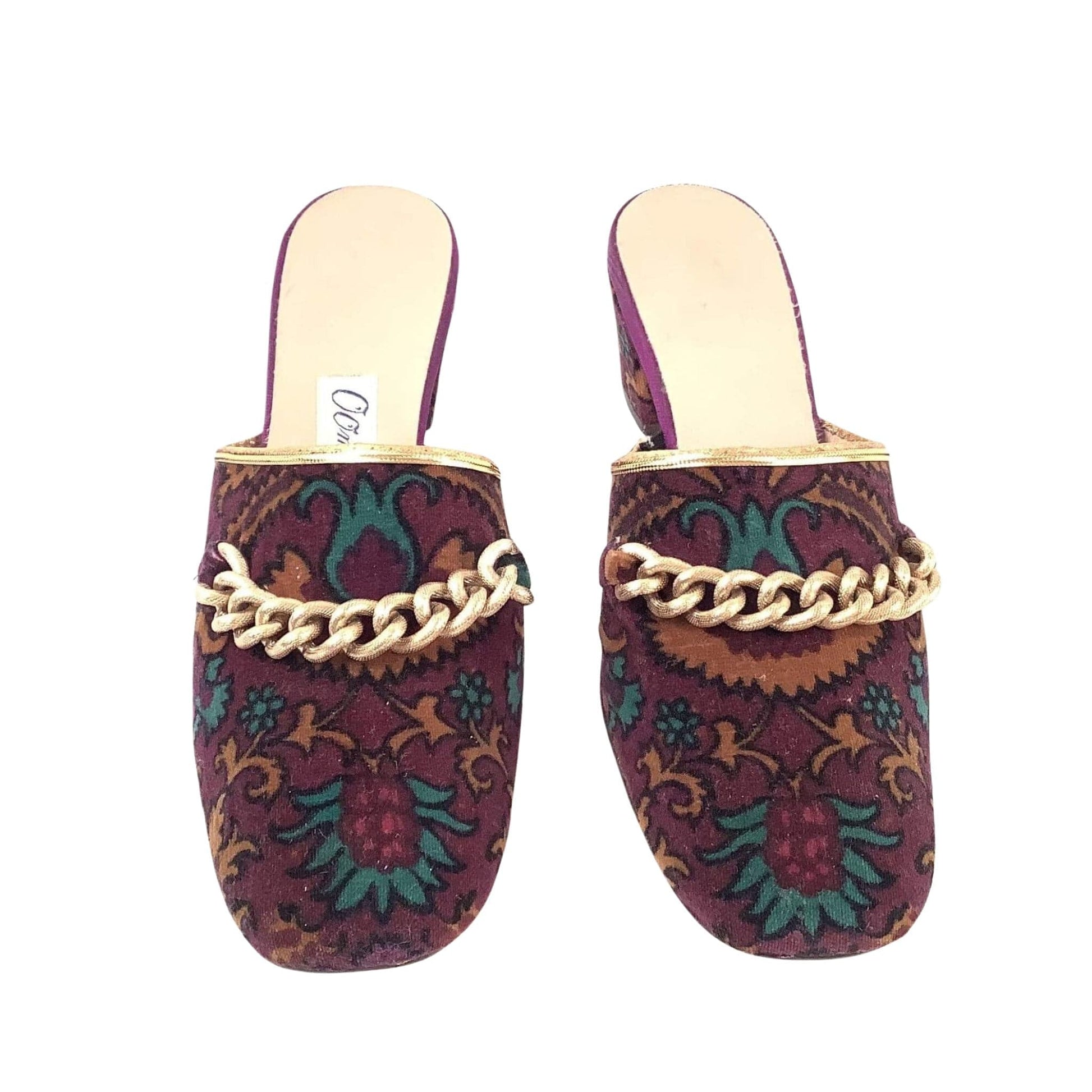 Baroque Velvet Slippers