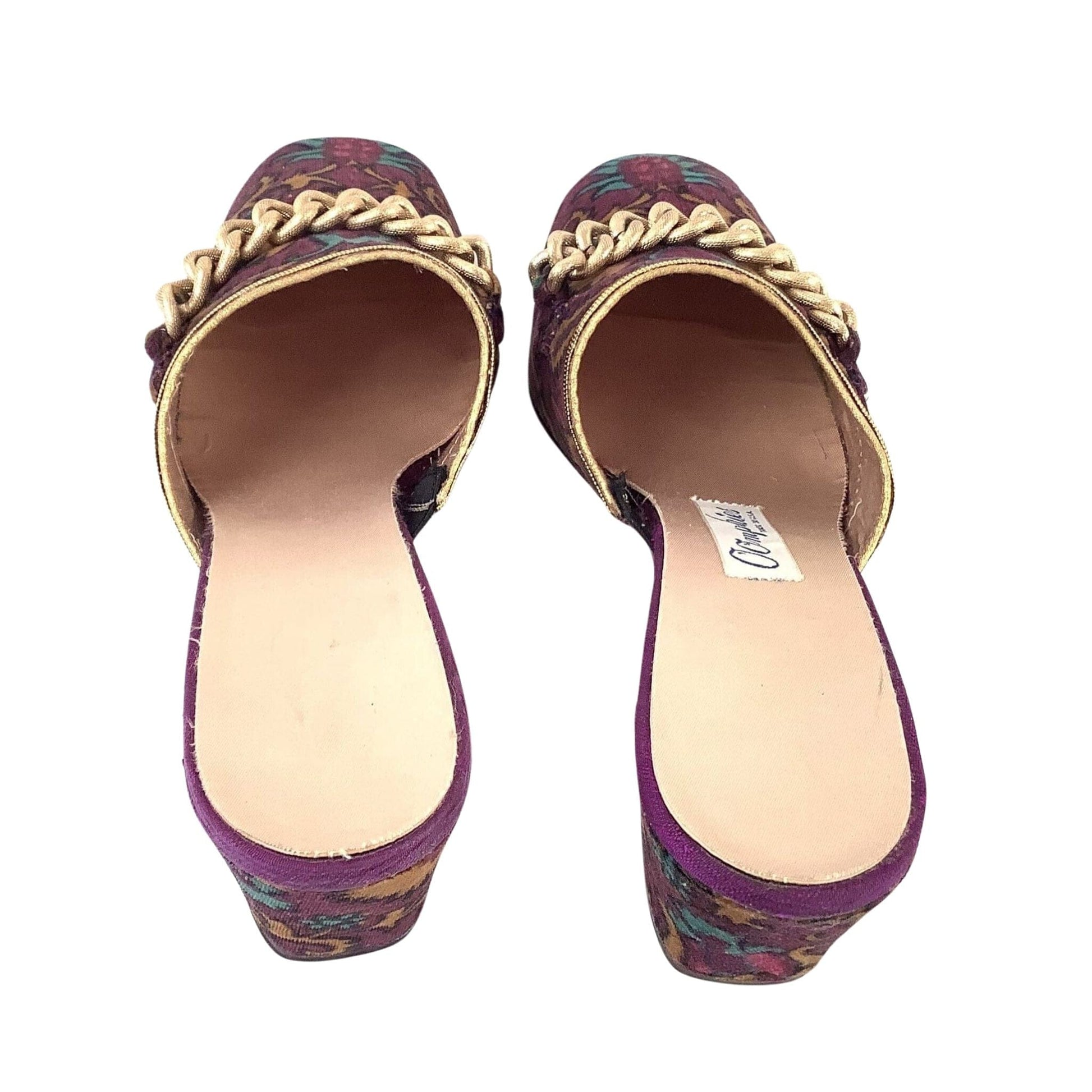 Baroque Velvet Slippers