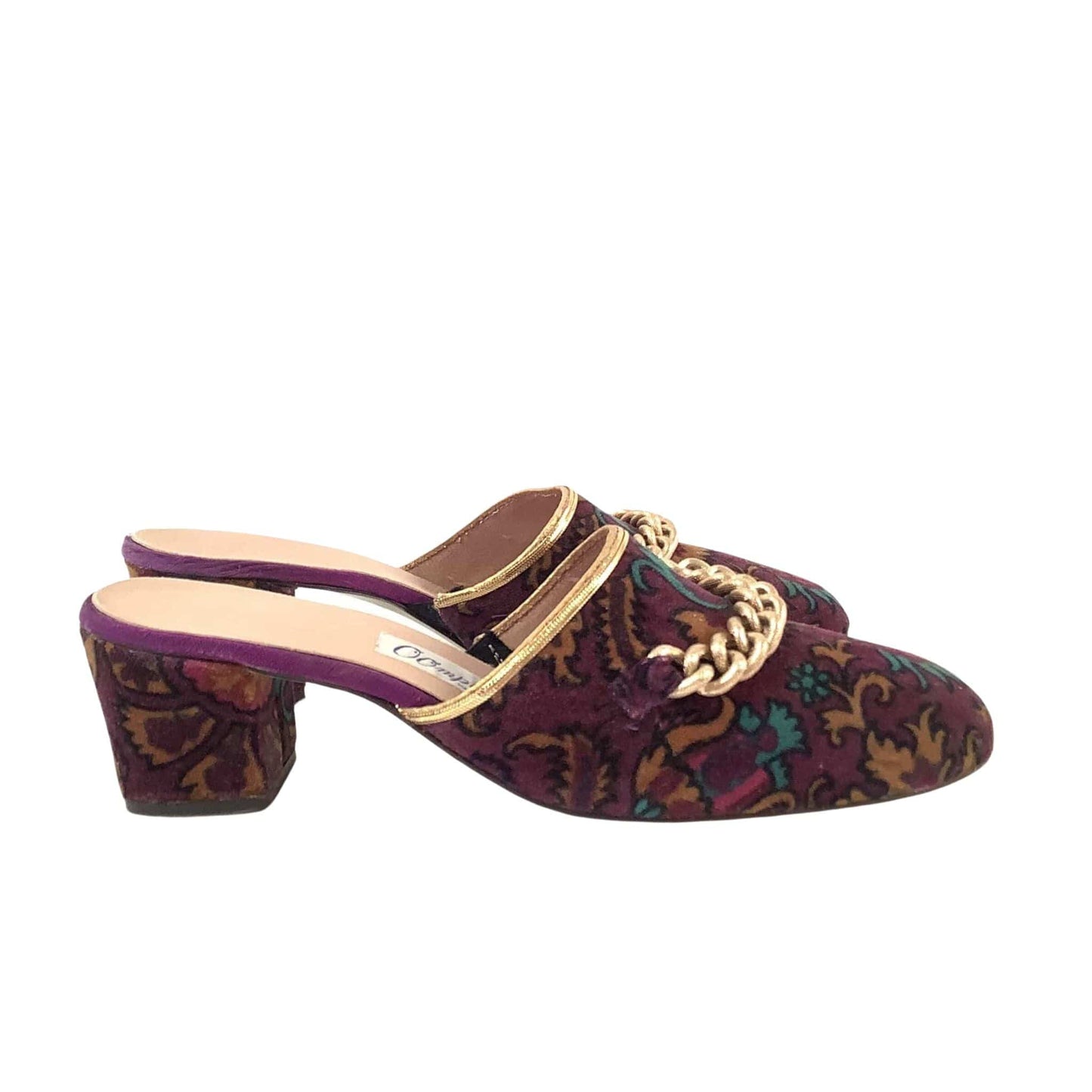 Baroque Velvet Slippers