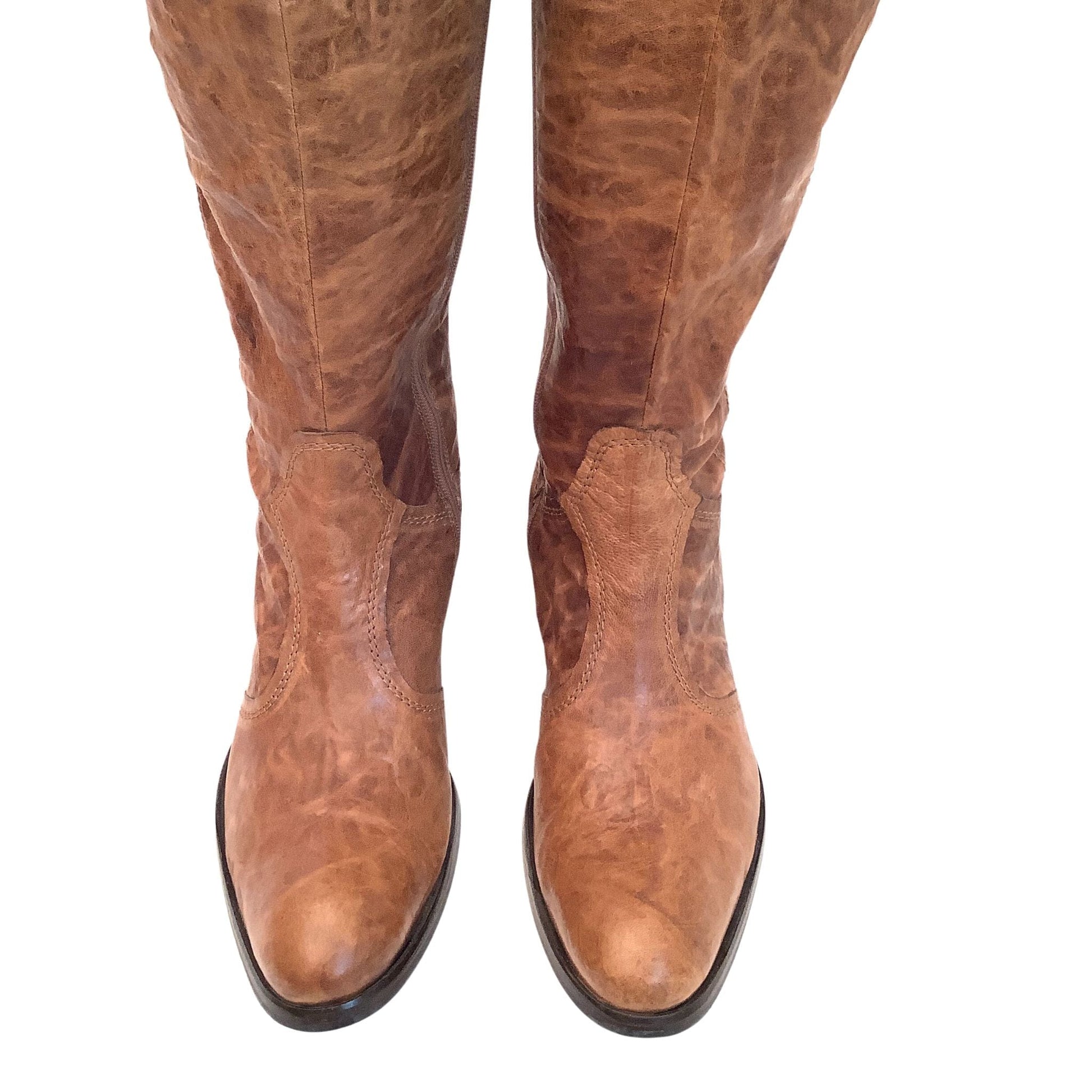 Barrila Flat Leather Boots