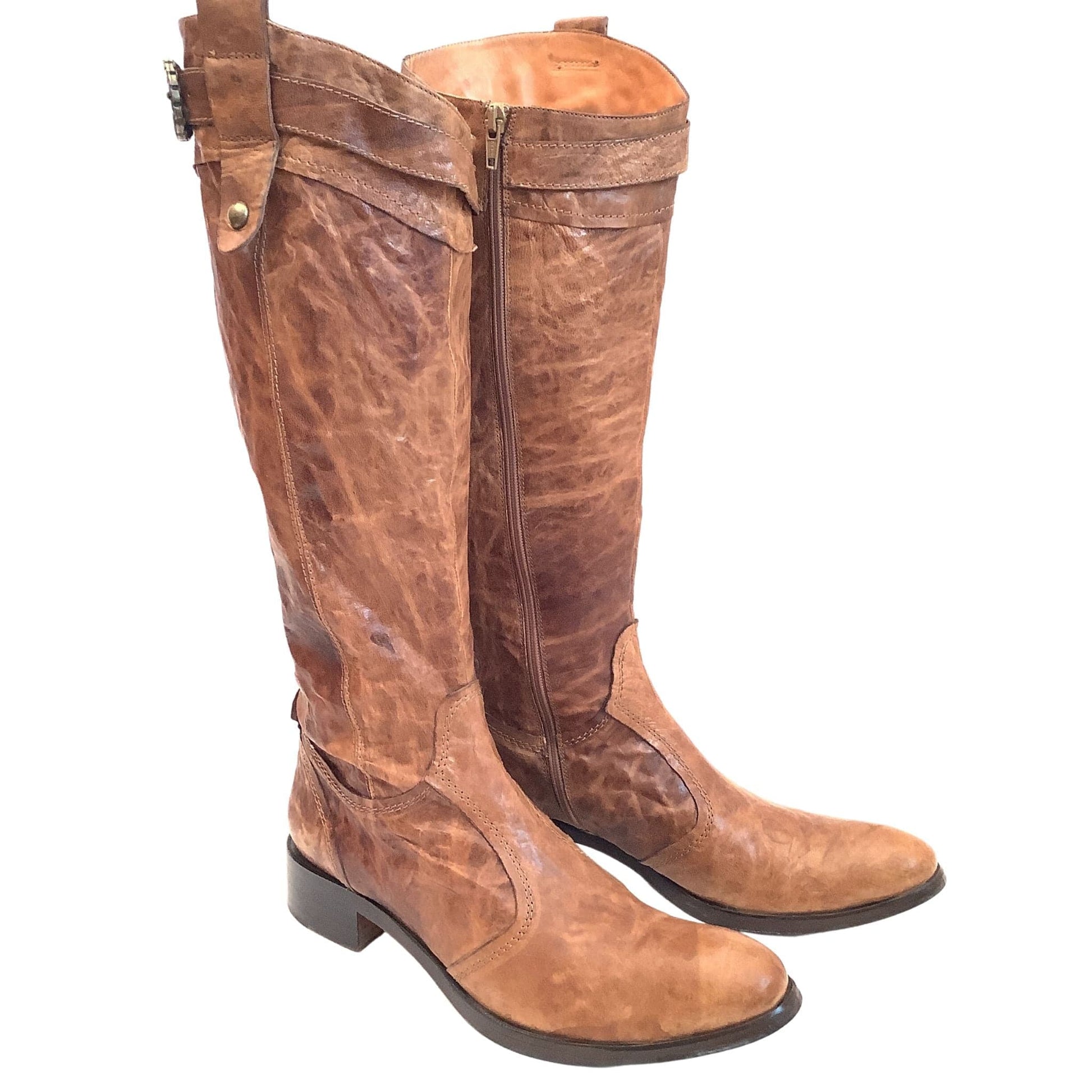 Barrila Flat Leather Boots