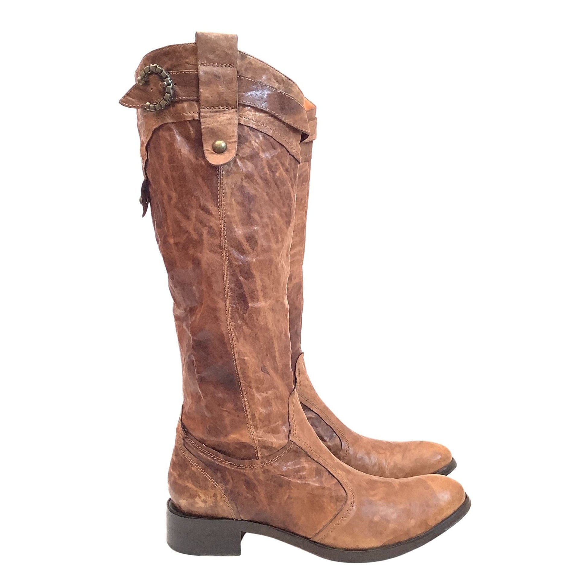 Barrila Flat Leather Boots