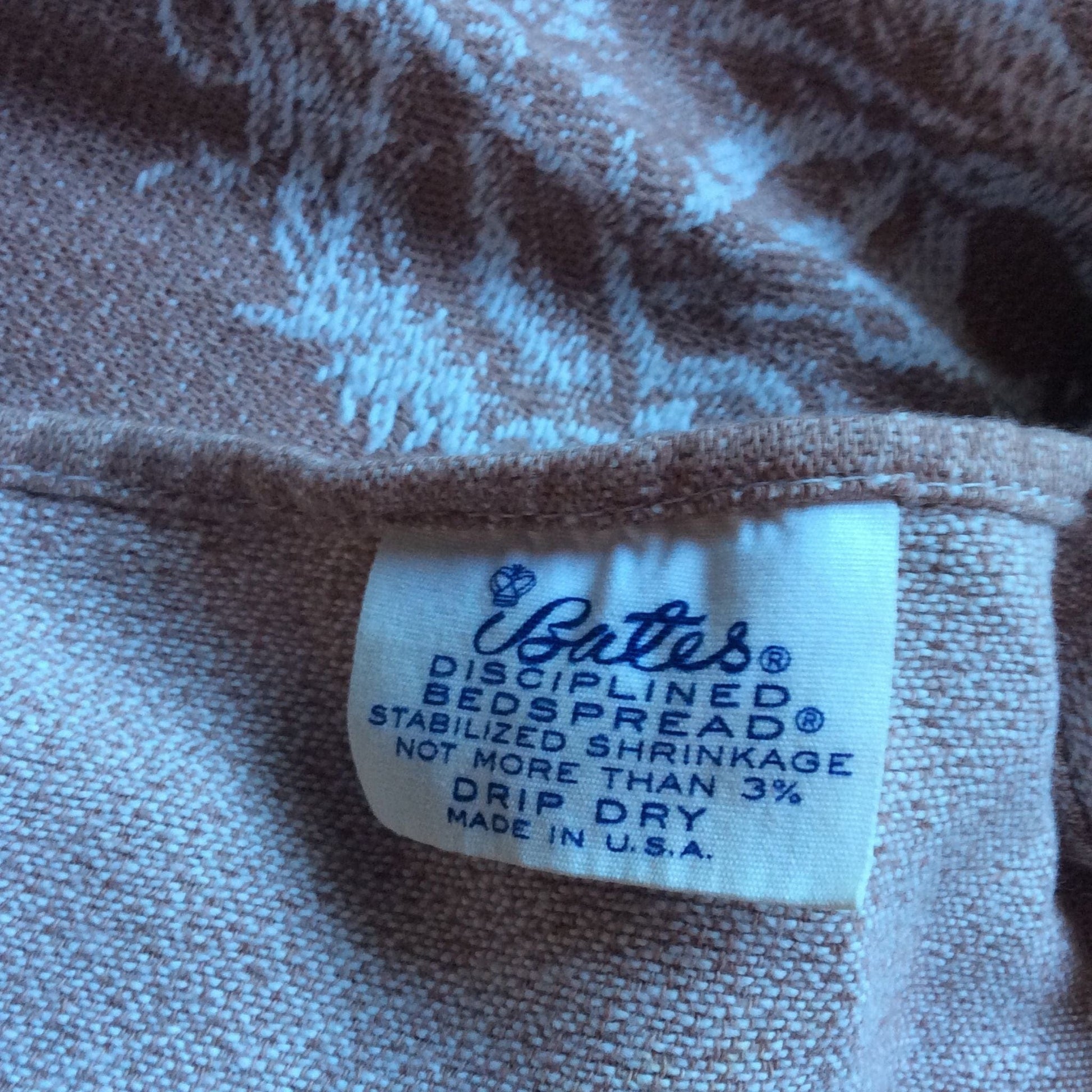 Bates Cutter Bedspread Multi / Cotton / Vintage 1950s