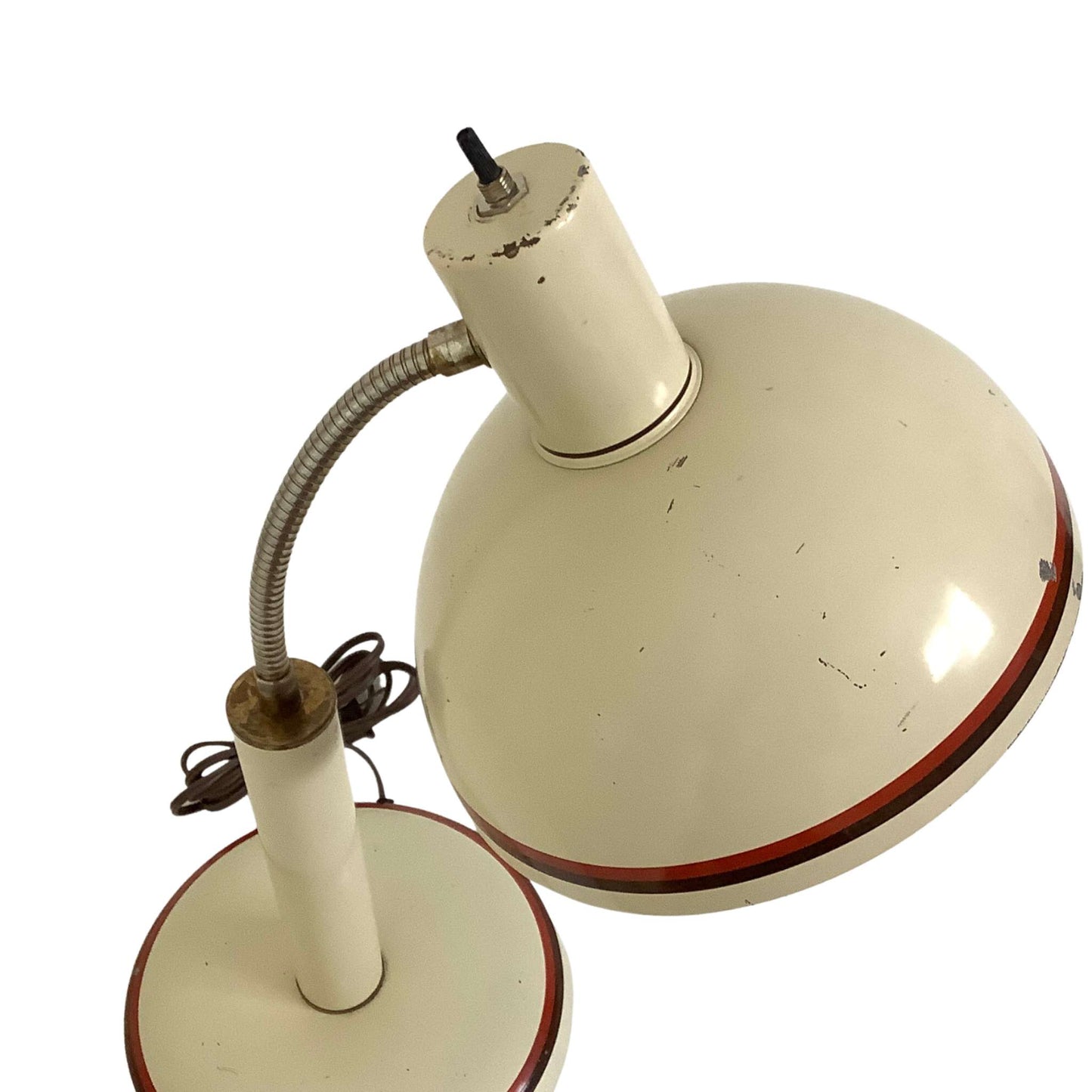 Bauhaus beige pendant table lamp close-up view 