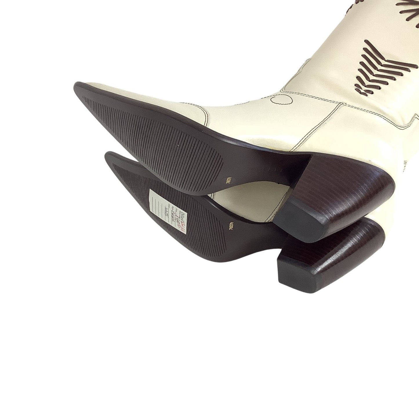 BCBG Beige Western Boots