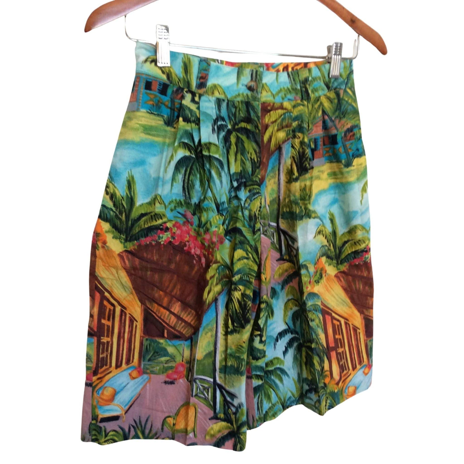 Beach Novelty Shorts Extra Small / Multi / Vintage 1990s