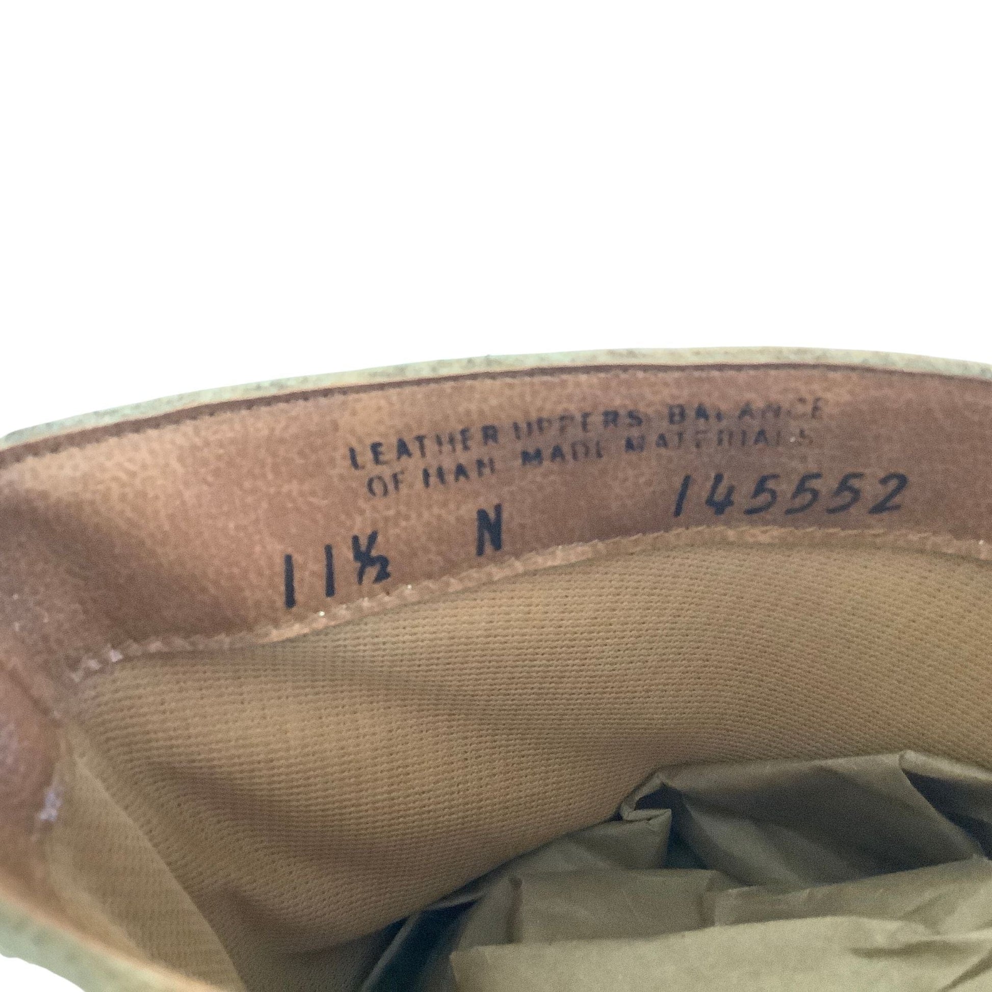 Beige Leather Ankle Boots