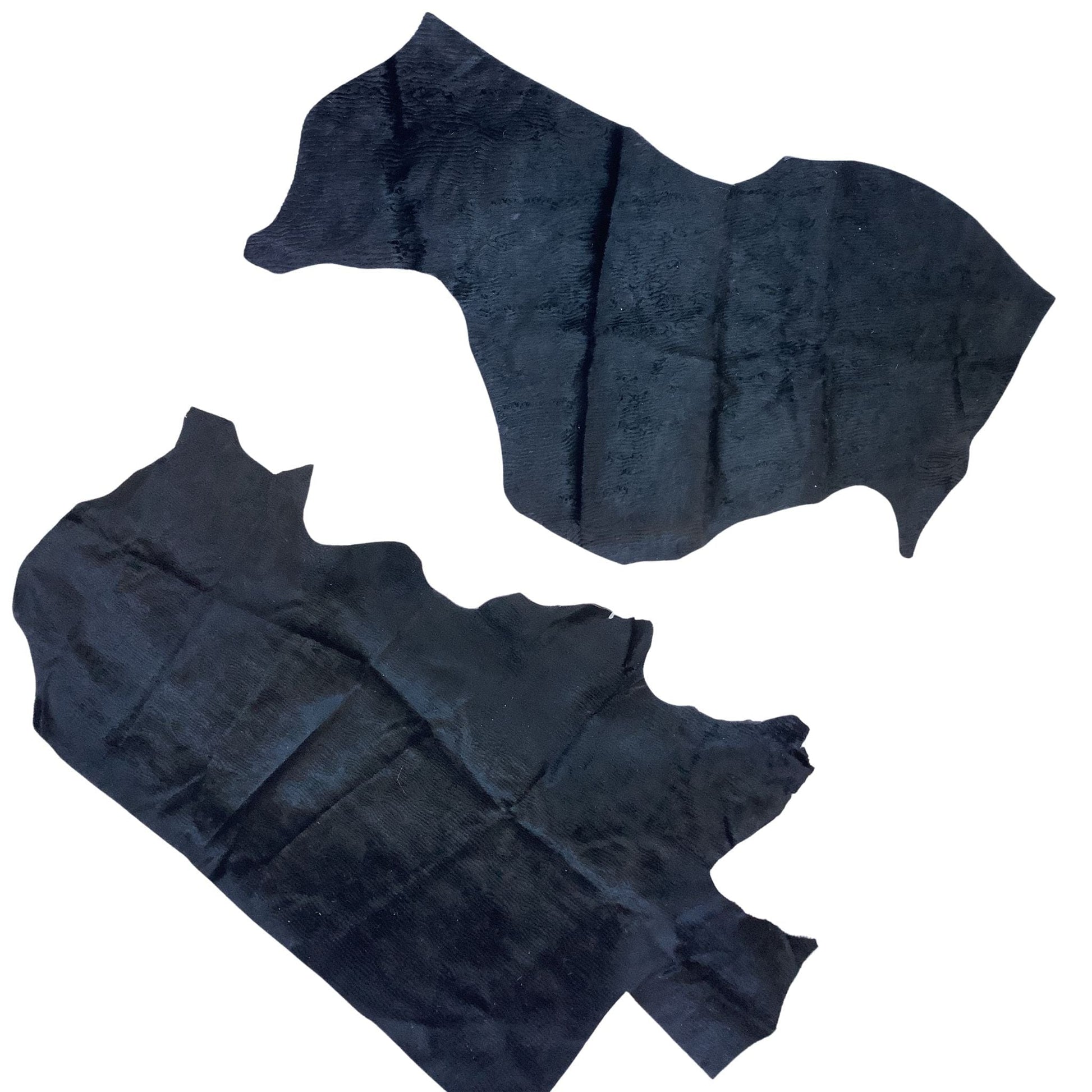 Black Goat Hair-on Hide