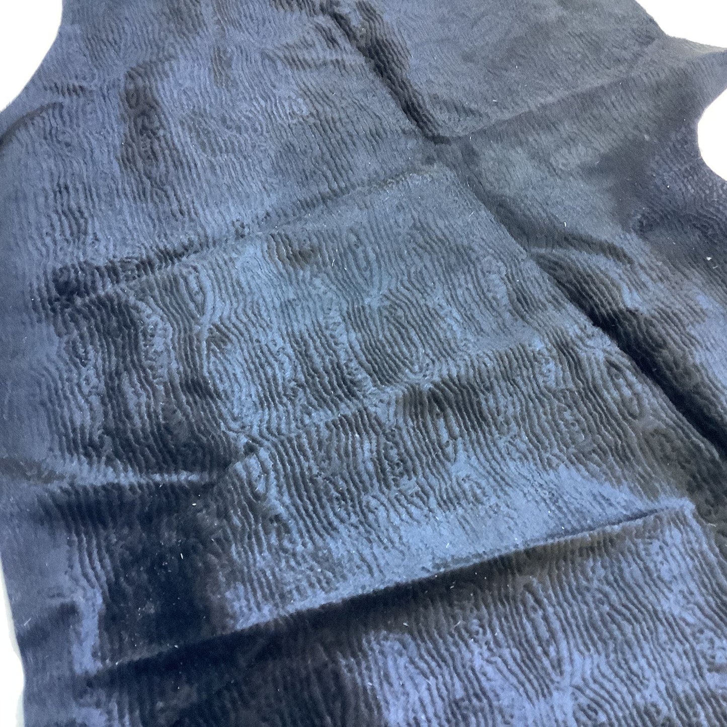 Black Goat Hair-on Hide