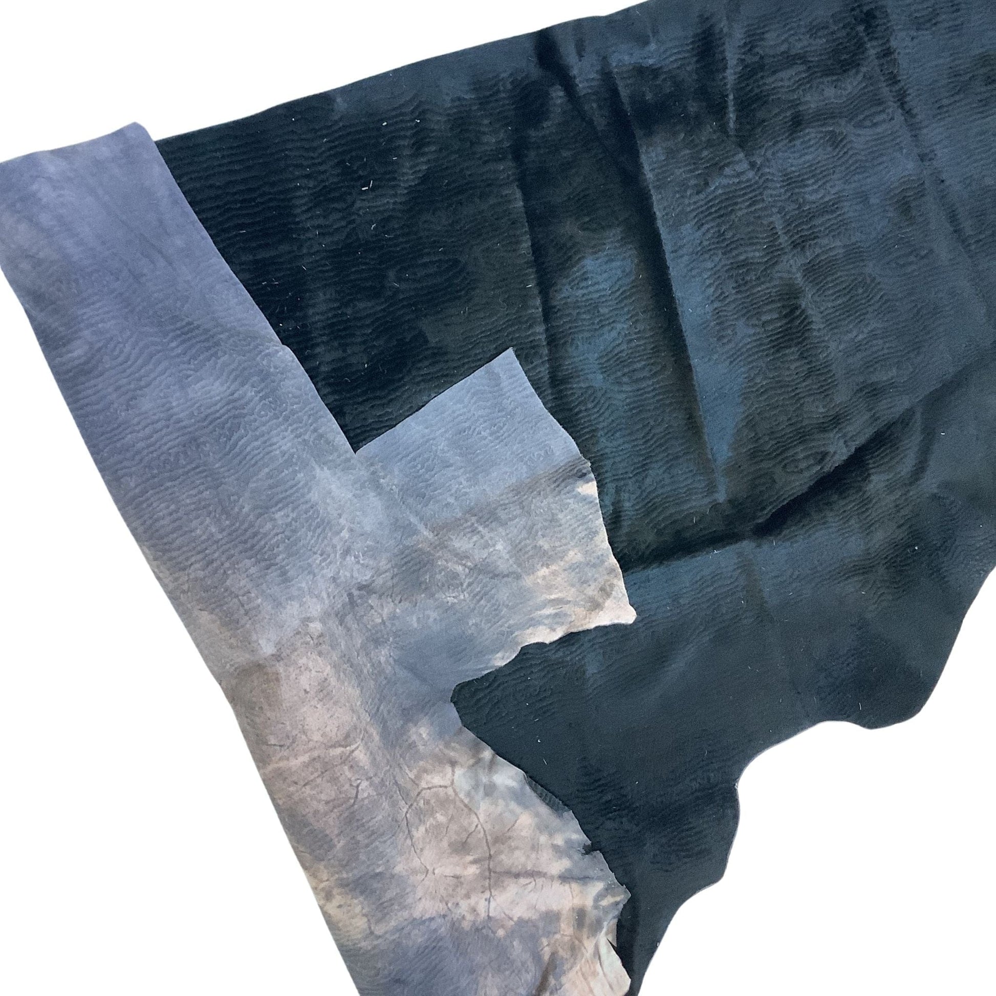 Black Goat Hair-on Hide