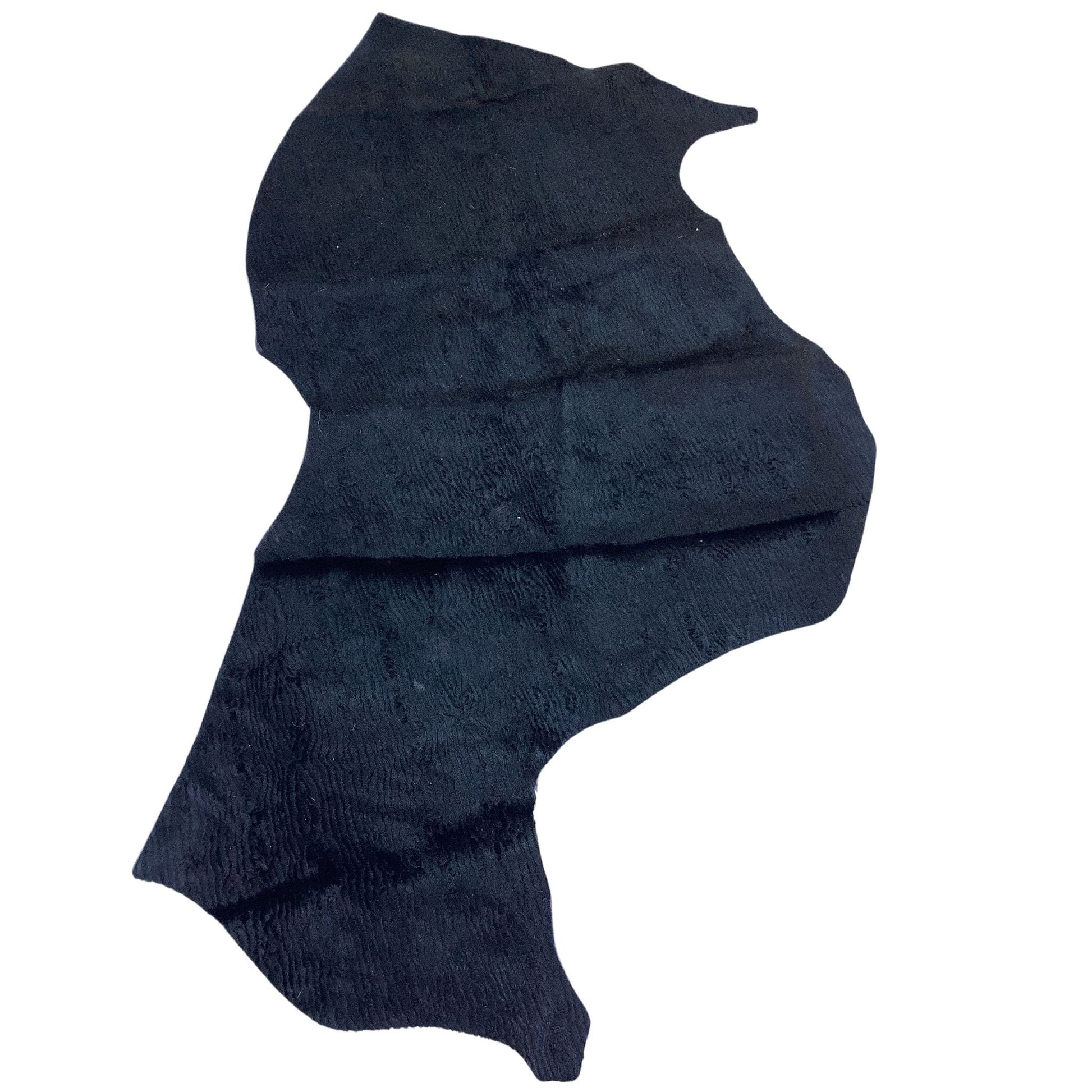 Black Goat Hair-on Hide