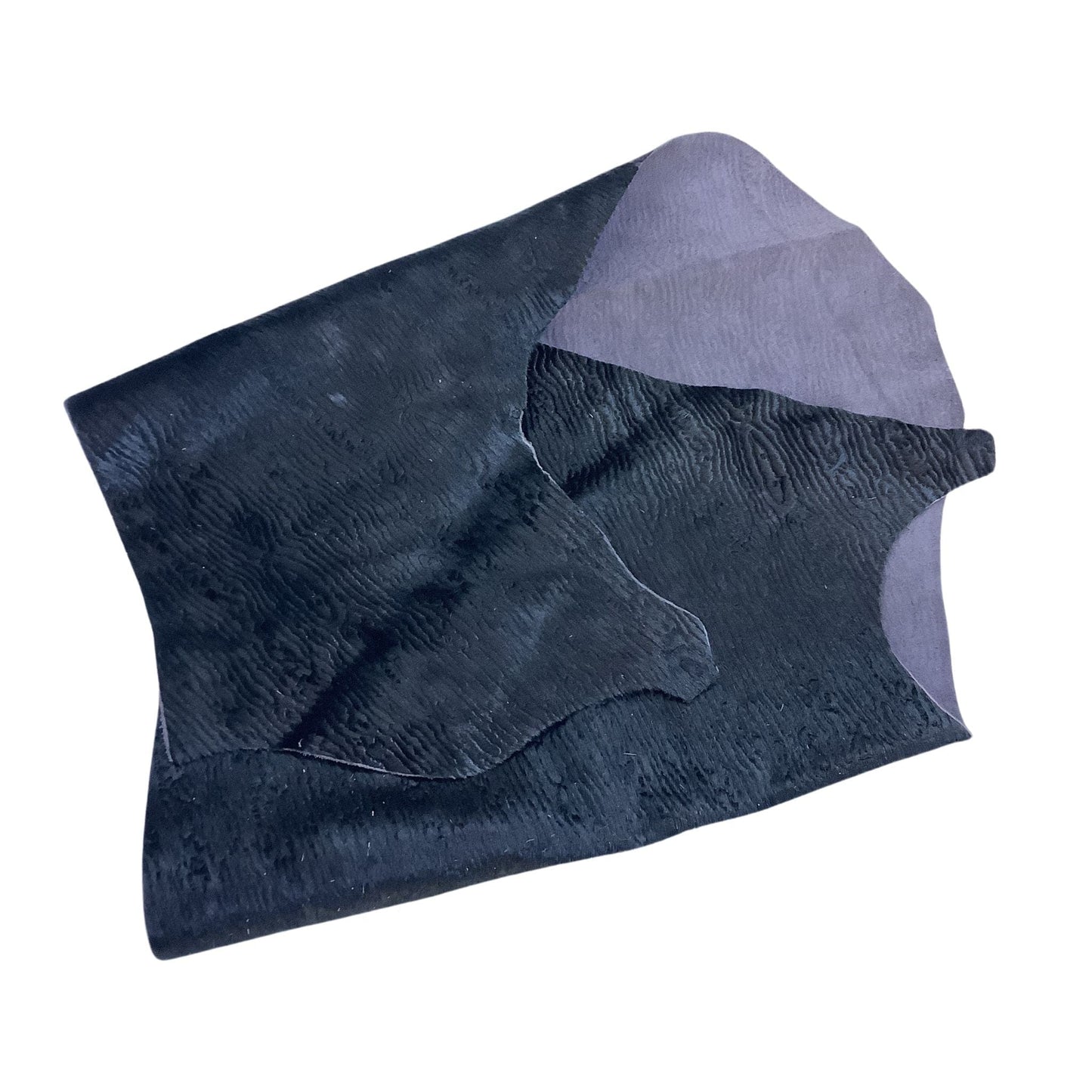 Black Goat Hair-on Hide
