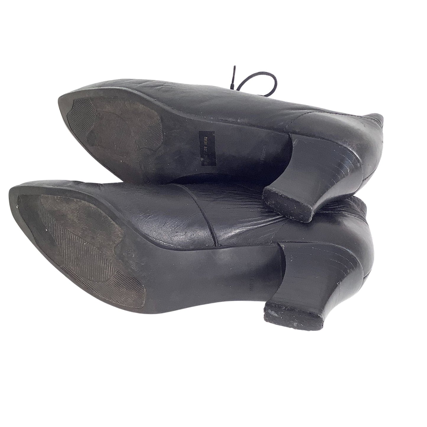 Black Leather Ankle Boots