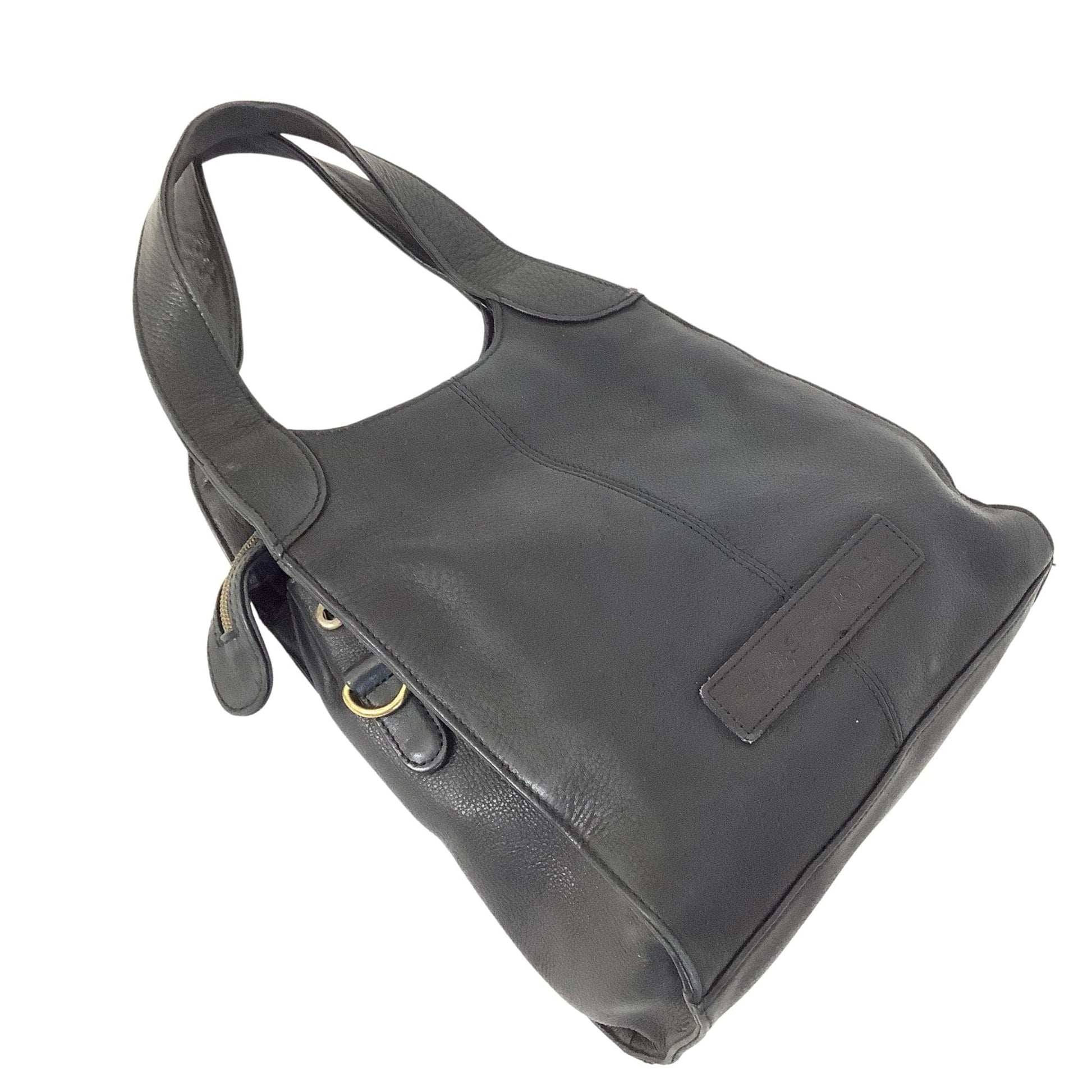 Black Leather Fossil Bag