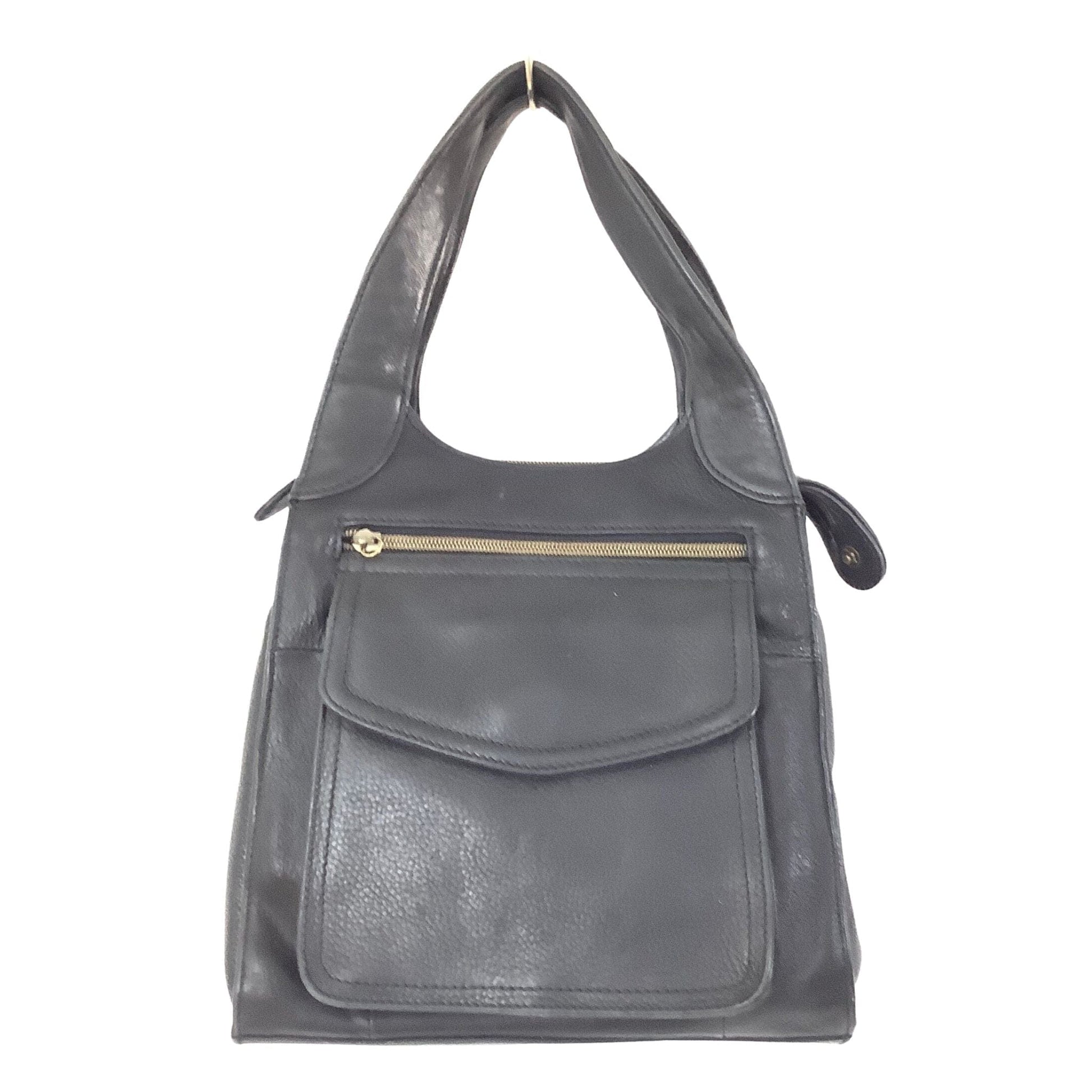 Black Leather Fossil Bag
