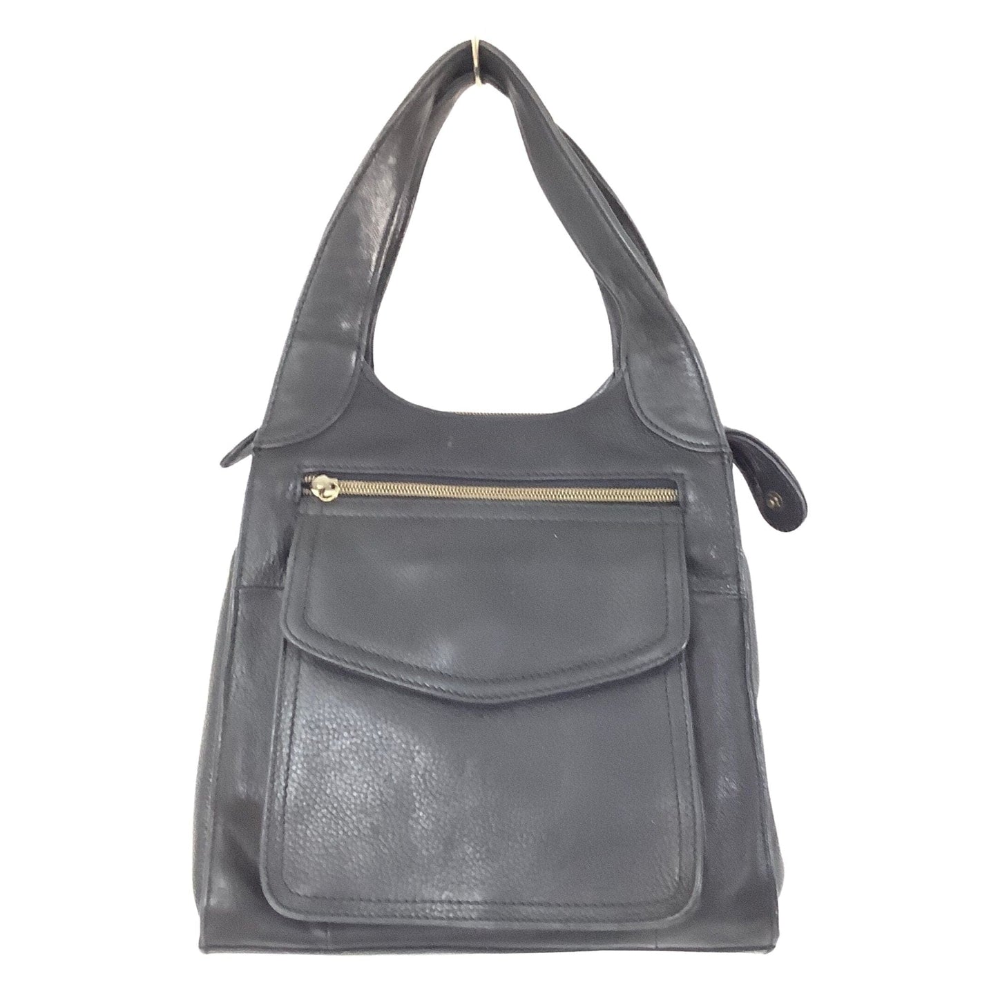 Black Leather Fossil Bag
